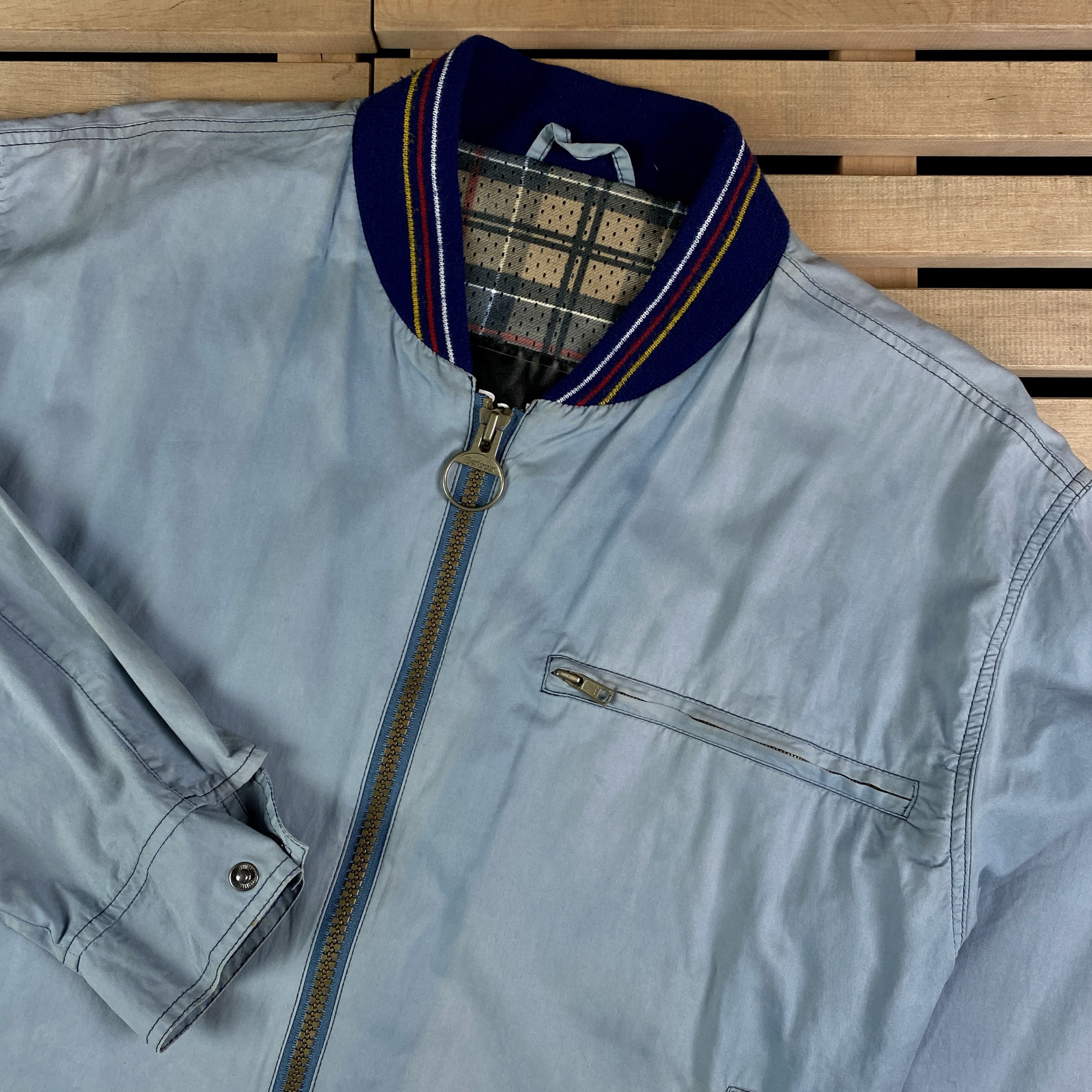 Barbour Bomber Jacket Barbour Breathables Vintage Size XL Durawax Size US XL / EU 56 / 4 - 2 Thumbnail