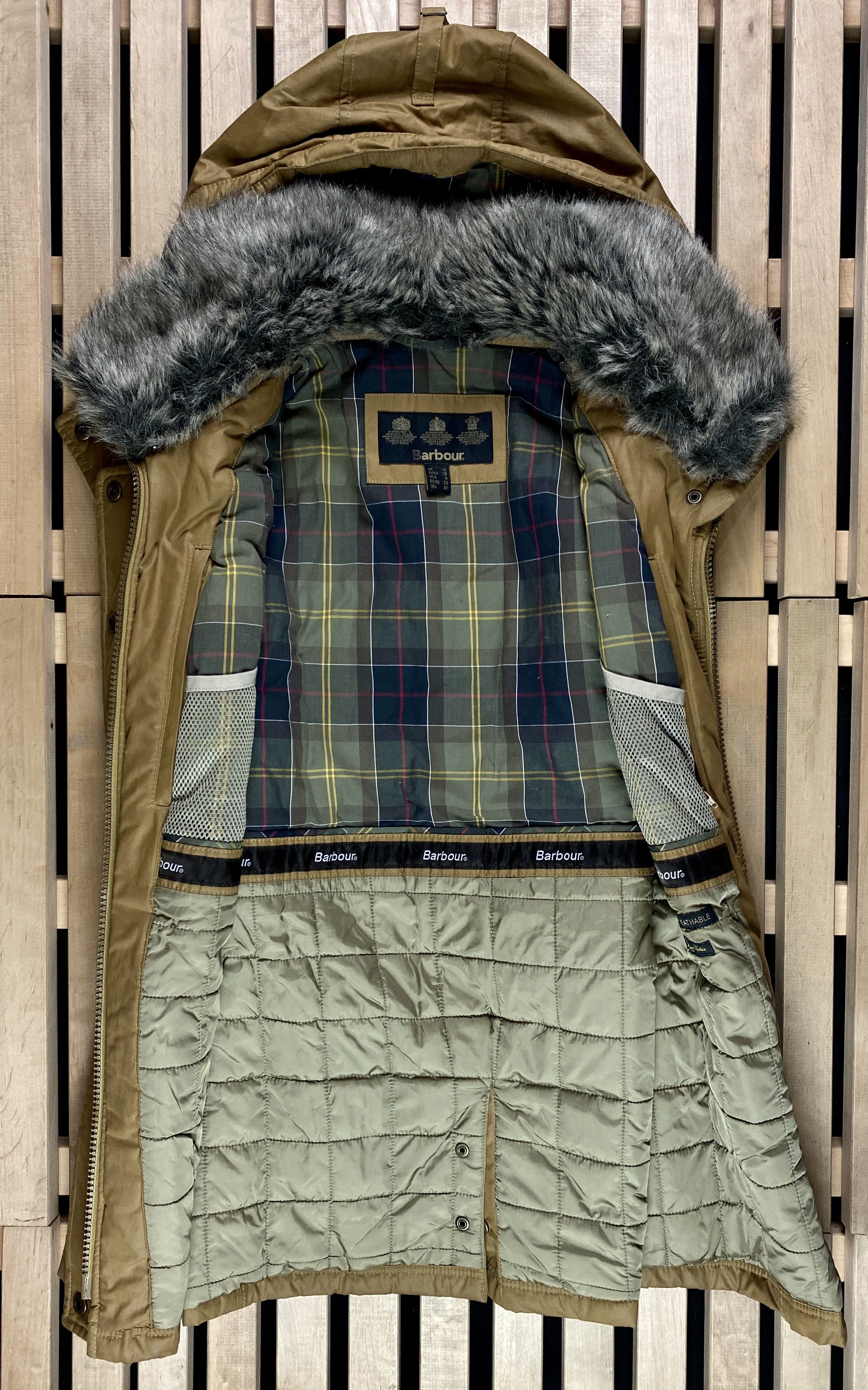Barbour Womens Parka Smu Outlaw Jacket Barbour Waterproow Size Uk 12 Size M / US 6-8 / IT 42-44 - 4 Thumbnail