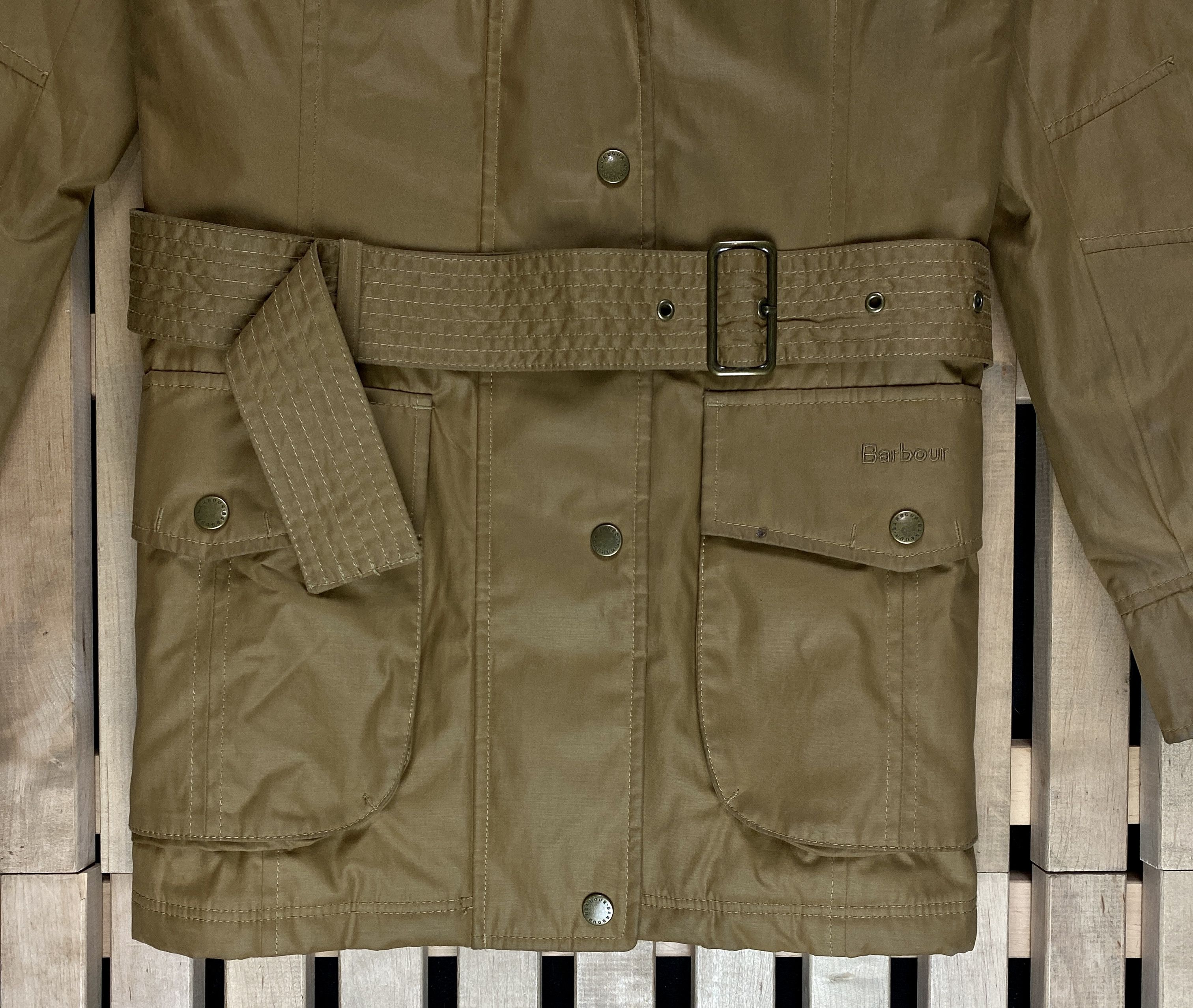 Barbour Womens Parka Smu Outlaw Jacket Barbour Waterproow Size Uk 12 Size M / US 6-8 / IT 42-44 - 3 Thumbnail