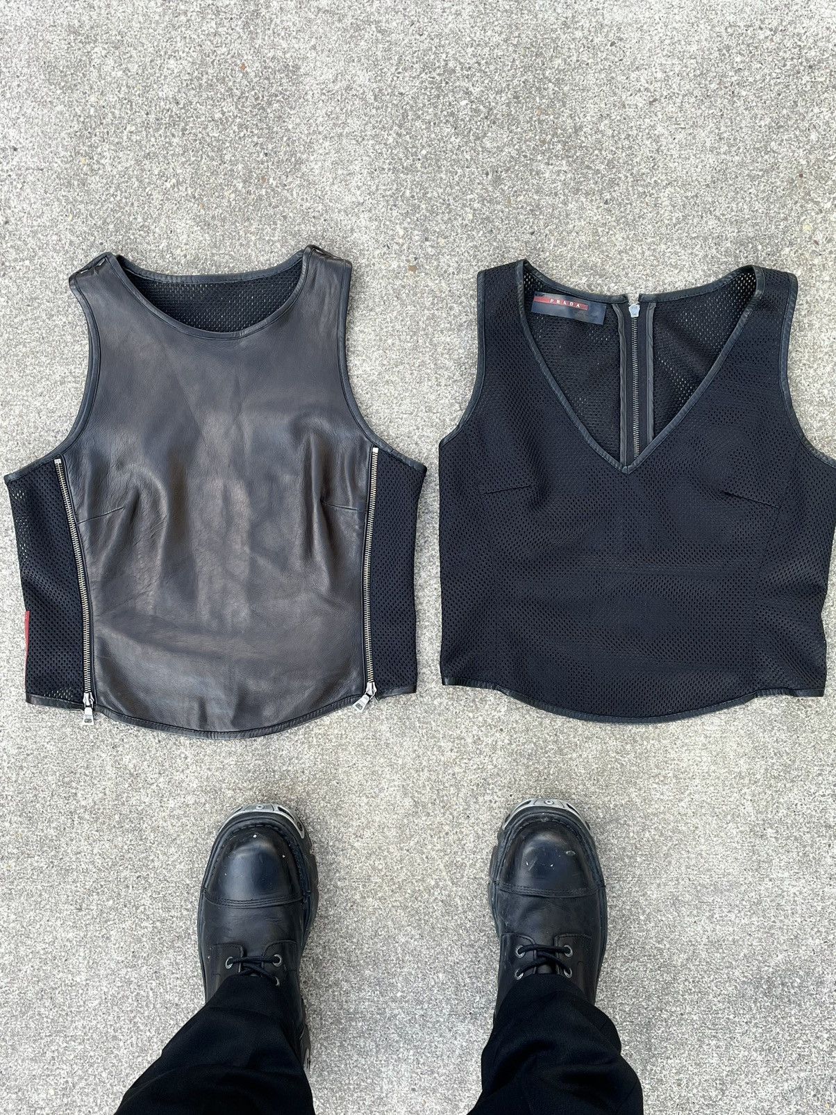 Prada SS99 Leather Harness Top Size US XS / EU 42 / 0 - 6 Thumbnail