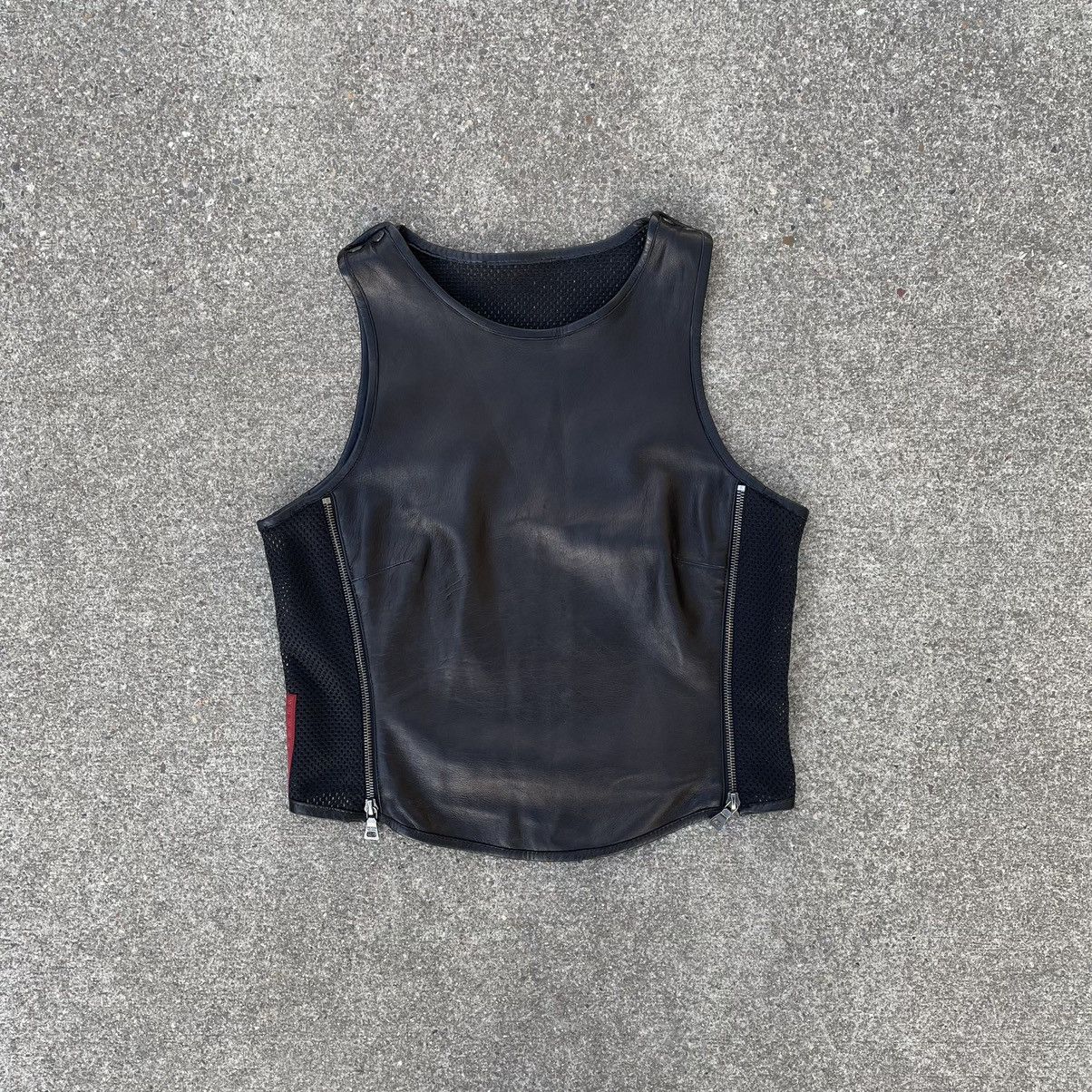 Prada SS99 Leather Harness Top Size US XS / EU 42 / 0 - 1 Thumbnail