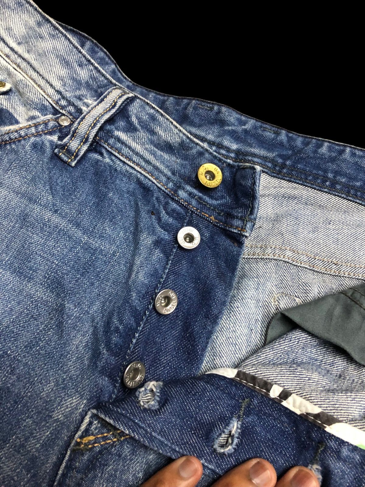 Diesel DIESEL VIKER WASHED BLUE JEANS Size US 38 / EU 54 - 4 Thumbnail