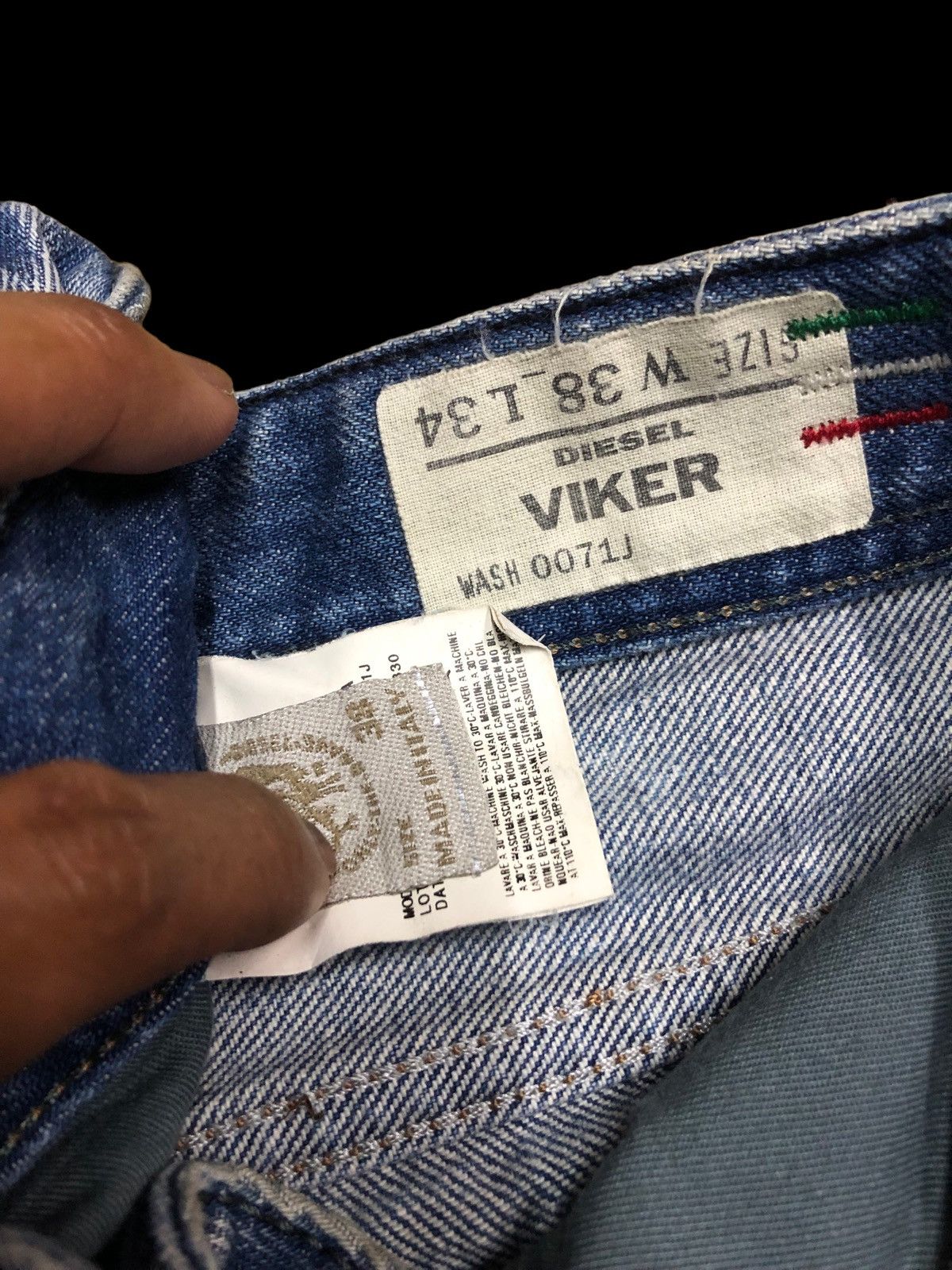 Diesel DIESEL VIKER WASHED BLUE JEANS Size US 38 / EU 54 - 5 Thumbnail