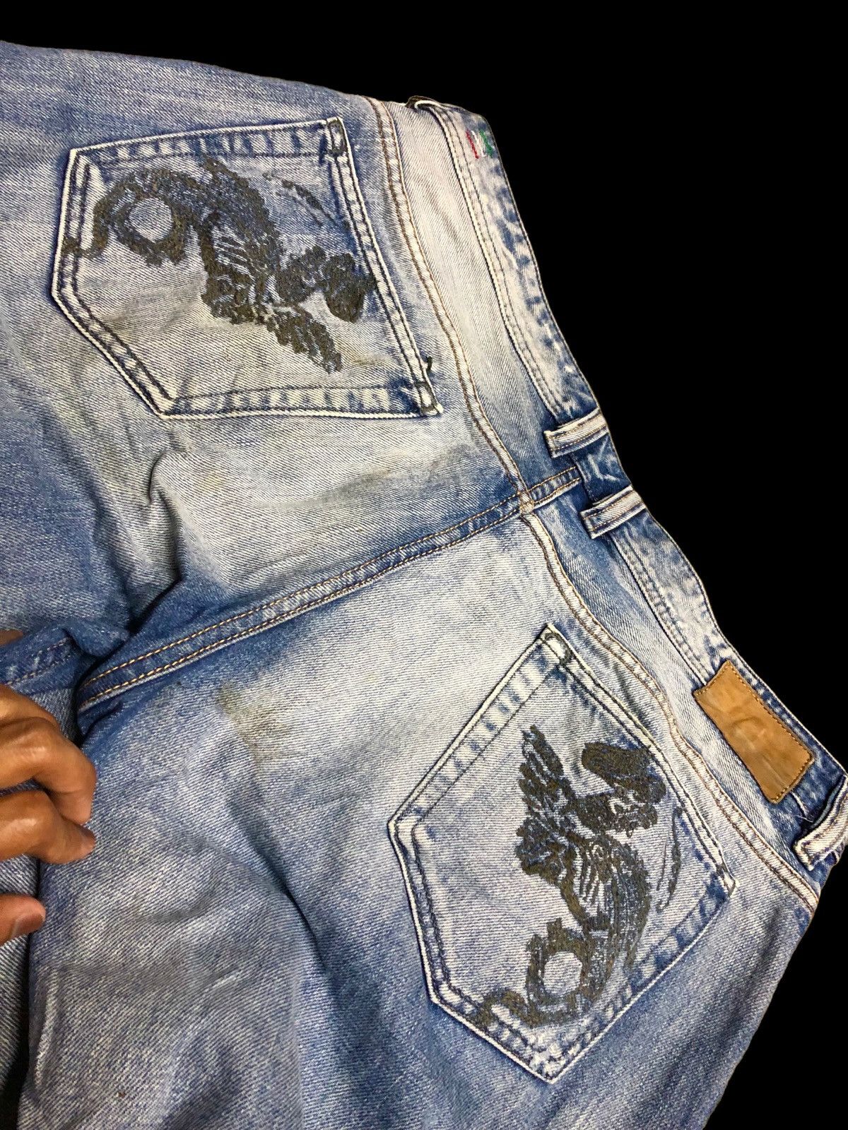 Diesel DIESEL VIKER WASHED BLUE JEANS Size US 38 / EU 54 - 3 Thumbnail