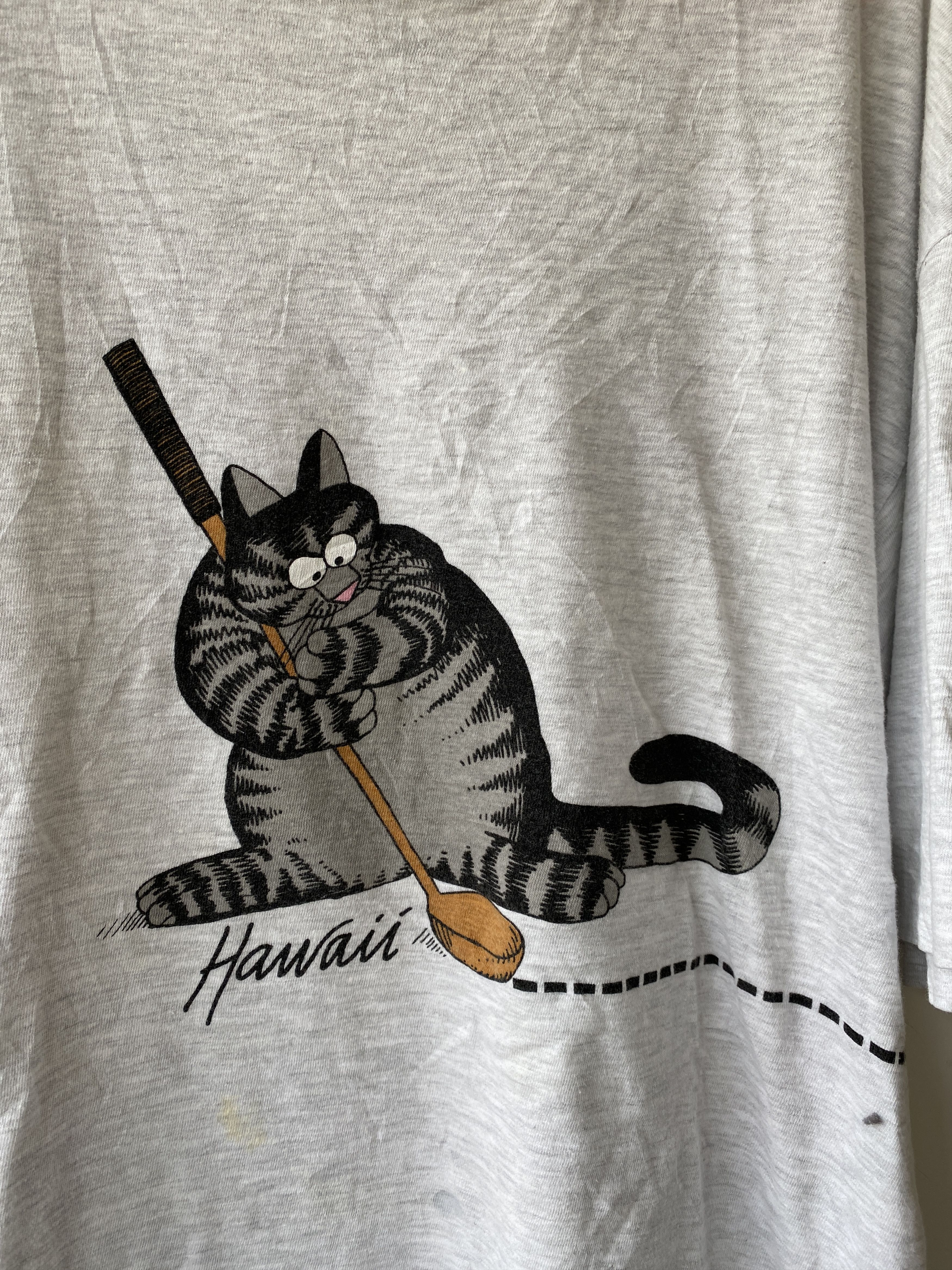 Vintage VINTAGE HAWAII CAT CRAZY SHIRT Size US XL / EU 56 / 4 - 2 Thumbnail