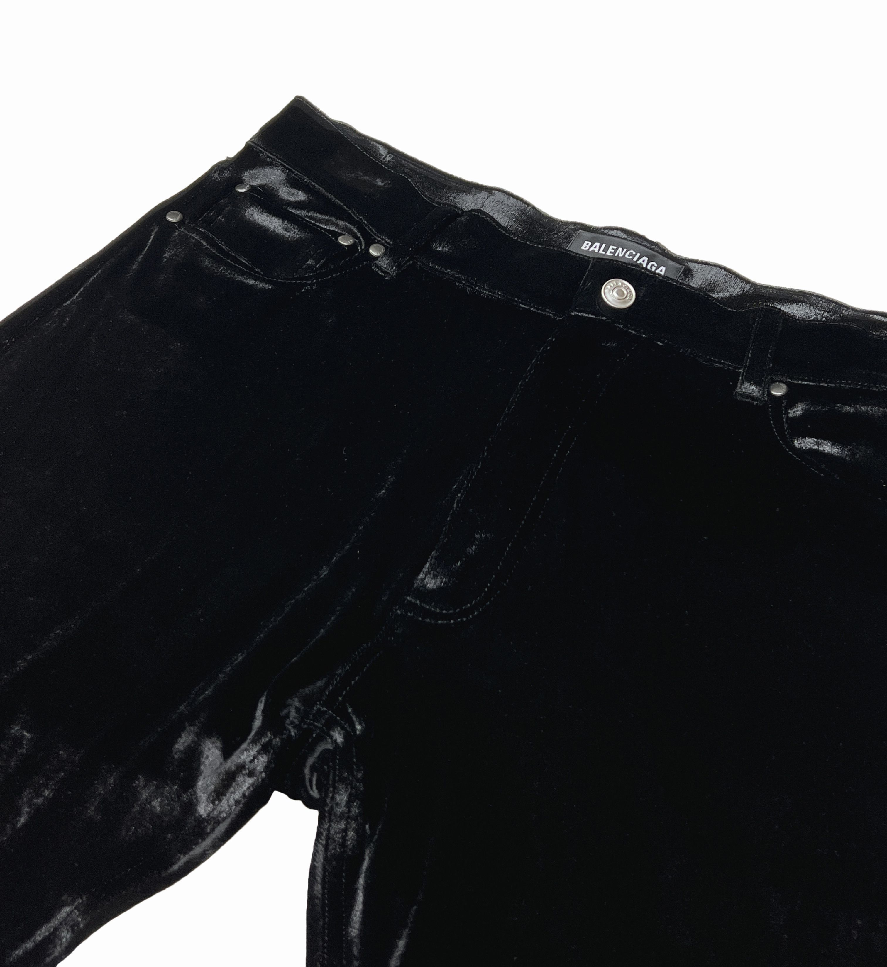 Balenciaga New — Summer/21 Velvet Pants Size US 28 / EU 44 - 6 Thumbnail