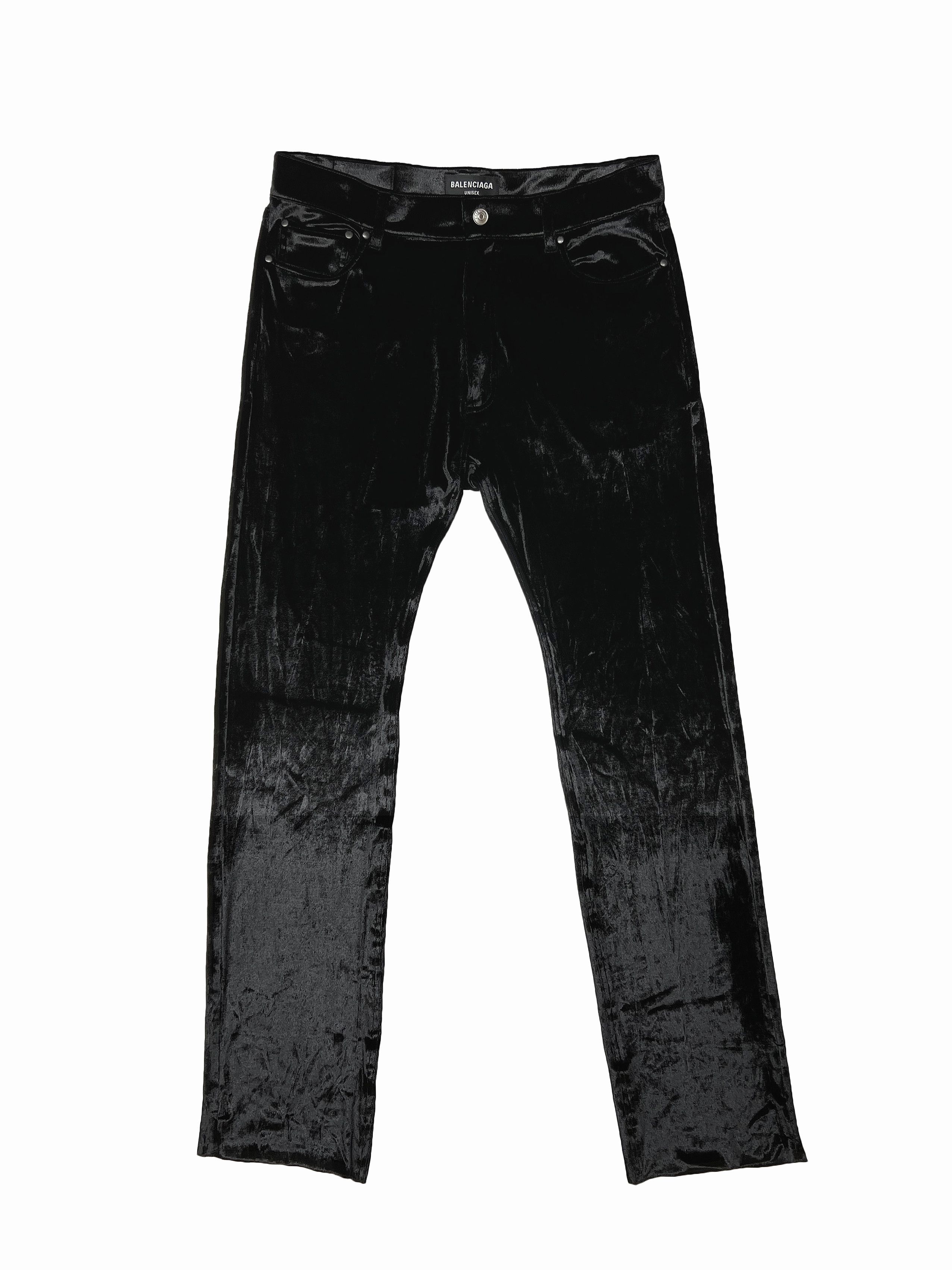 Balenciaga New — Summer/21 Velvet Pants Size US 28 / EU 44 - 8 Thumbnail