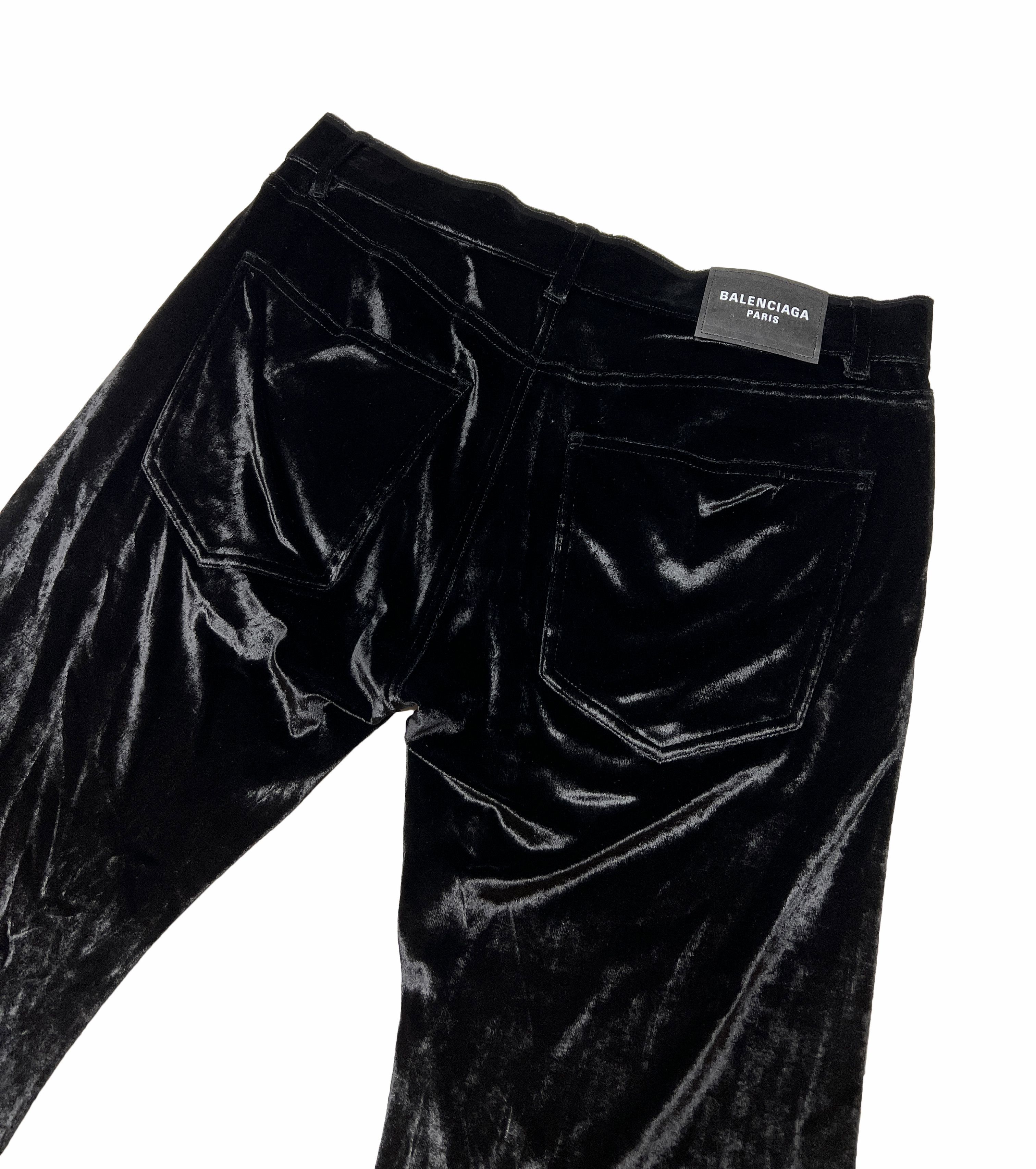 Balenciaga New — Summer/21 Velvet Pants Size US 28 / EU 44 - 4 Thumbnail