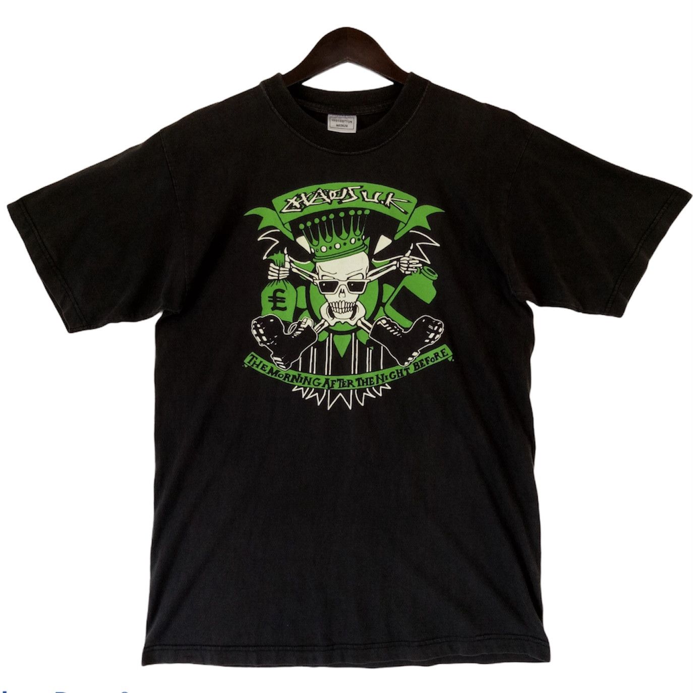 Band Tees 💥VINTAGE CHAOS UK hardcore punk rock band tee shirt Size US M / EU 48-50 / 2 - 1 Thumbnail