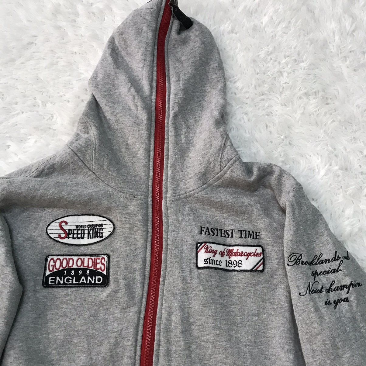 Japanese Brand Very rare streetwear reversible norton jacket shark hoodie Size US M / EU 48-50 / 2 - 8 Thumbnail