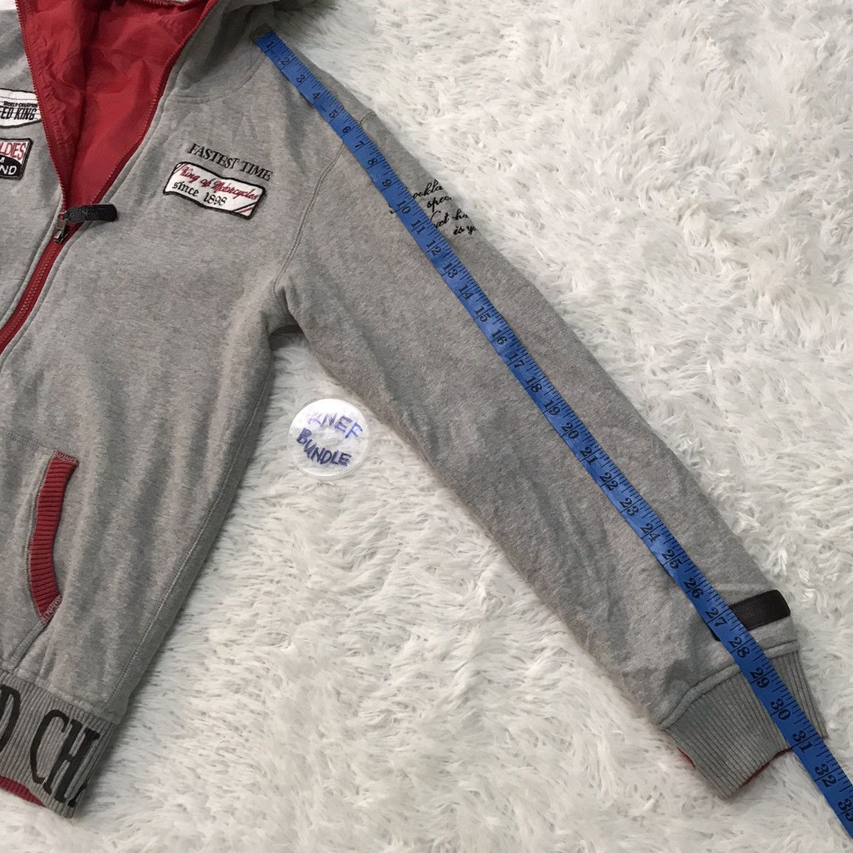 Japanese Brand Very rare streetwear reversible norton jacket shark hoodie Size US M / EU 48-50 / 2 - 18 Thumbnail