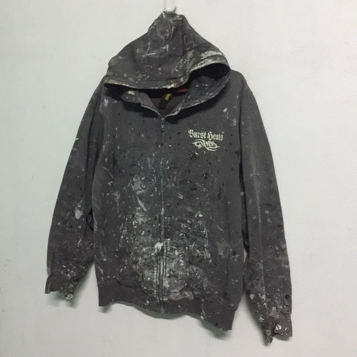 Japanese Brand Over head thrashed Ultimate Paint Design Hoodie Size US L / EU 52-54 / 3 - 2 Thumbnail
