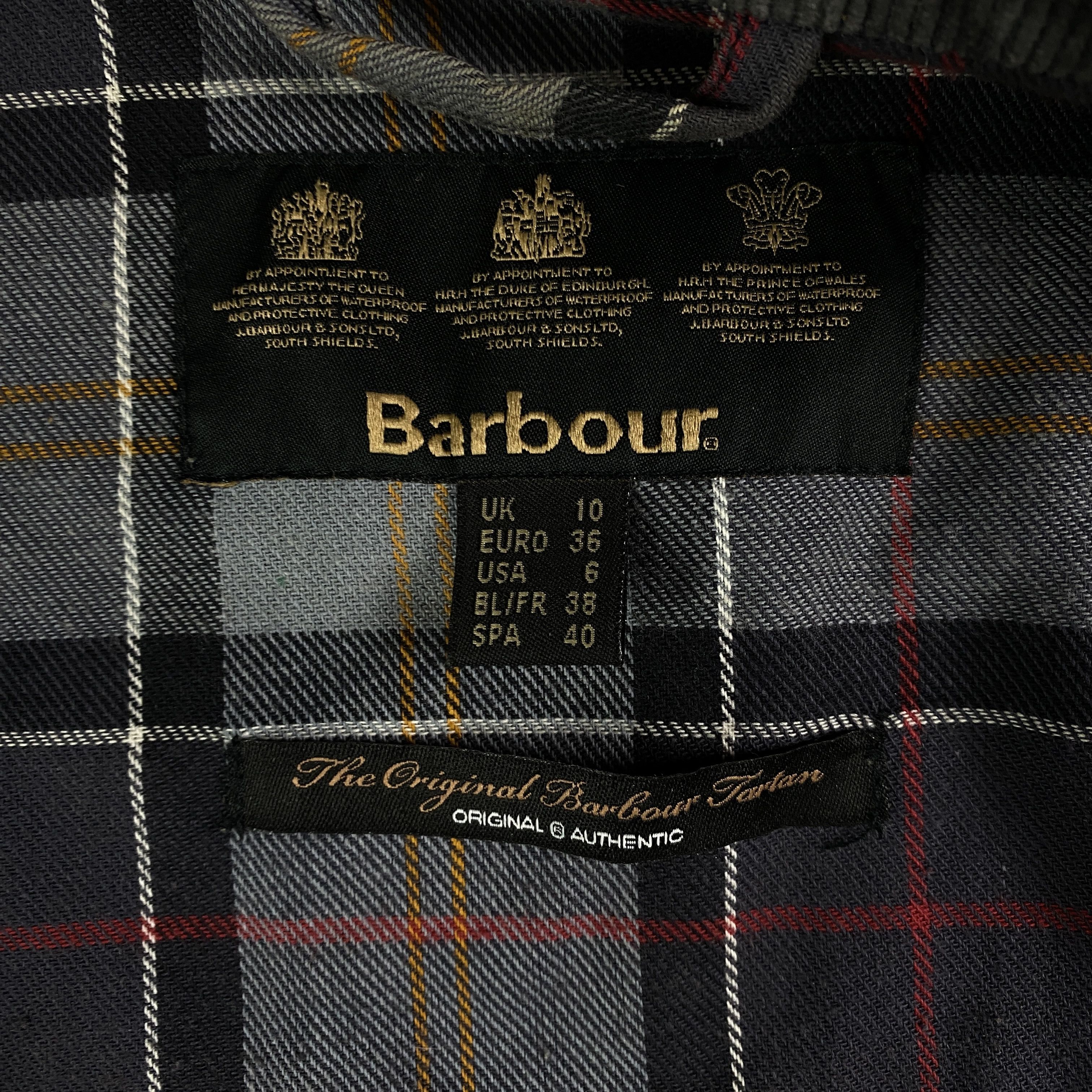 Barbour Womens Wax Jacket Barbour International Ladies Size 12 Size M / US 6-8 / IT 42-44 - 6 Thumbnail