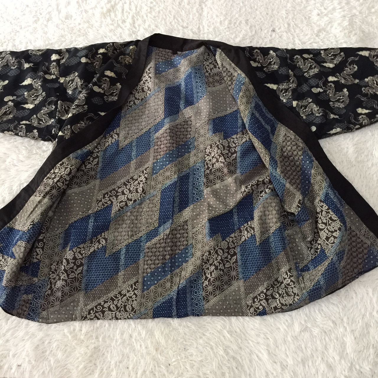 Japanese Brand Kimono Japan Dragon printed Size US L / EU 52-54 / 3 - 6 Thumbnail