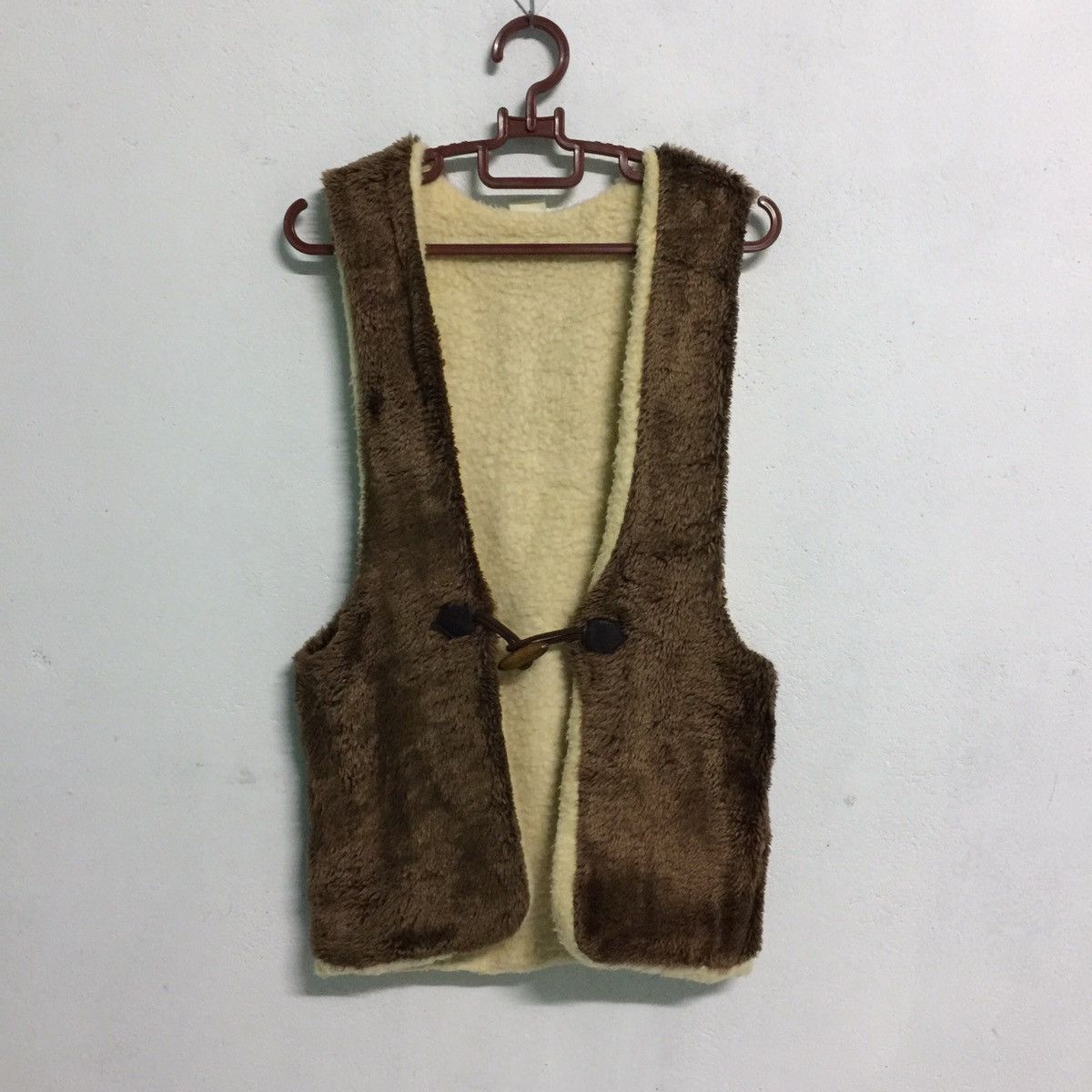 image of Kimono Japan Dragon x Vintage Japanese Tradisional Sleeveless Samurai Kimono Vest (Size Small)
