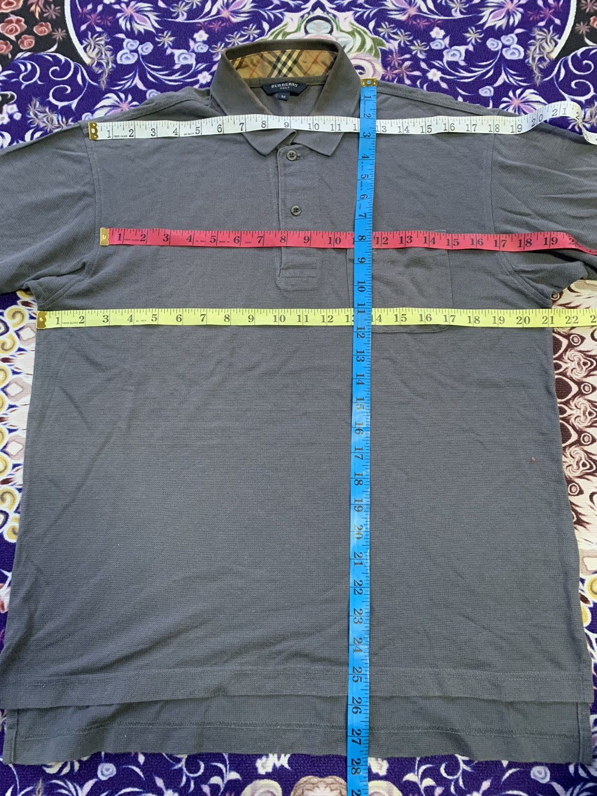 Burberry Vintage Burberry Golf Tshirt Size US M / EU 48-50 / 2 - 7 Thumbnail