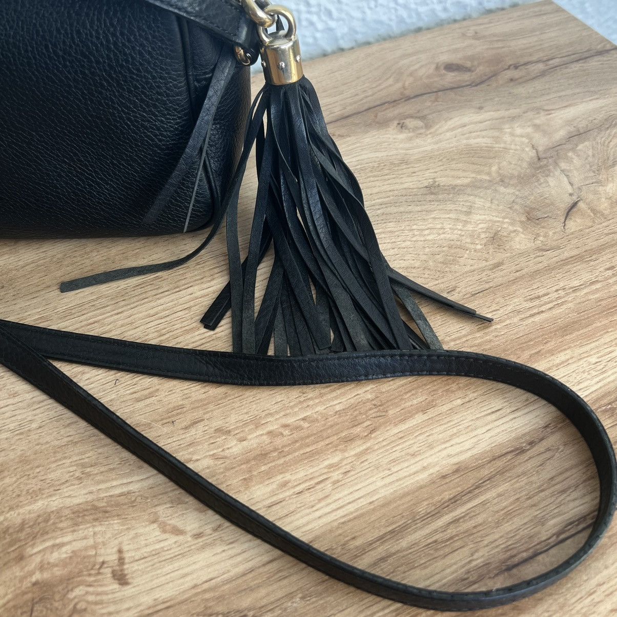 Gucci GUCCI Shoulder Bag Small Disco Soho GG Leather Black Size ONE SIZE - 5 Thumbnail