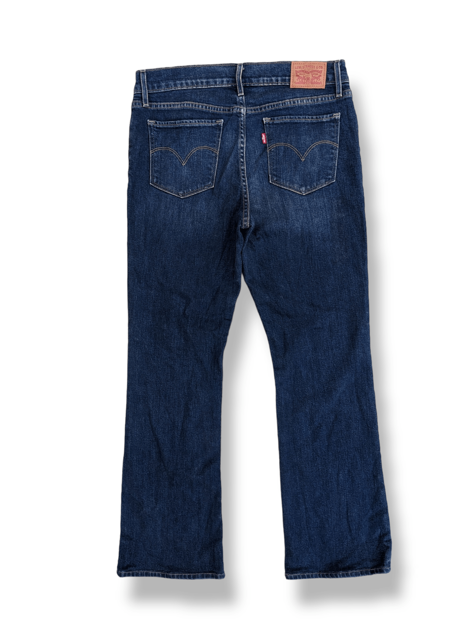 image of Levis Levi's 715 Blue Denim Flared Pants, Women's (Size 31)