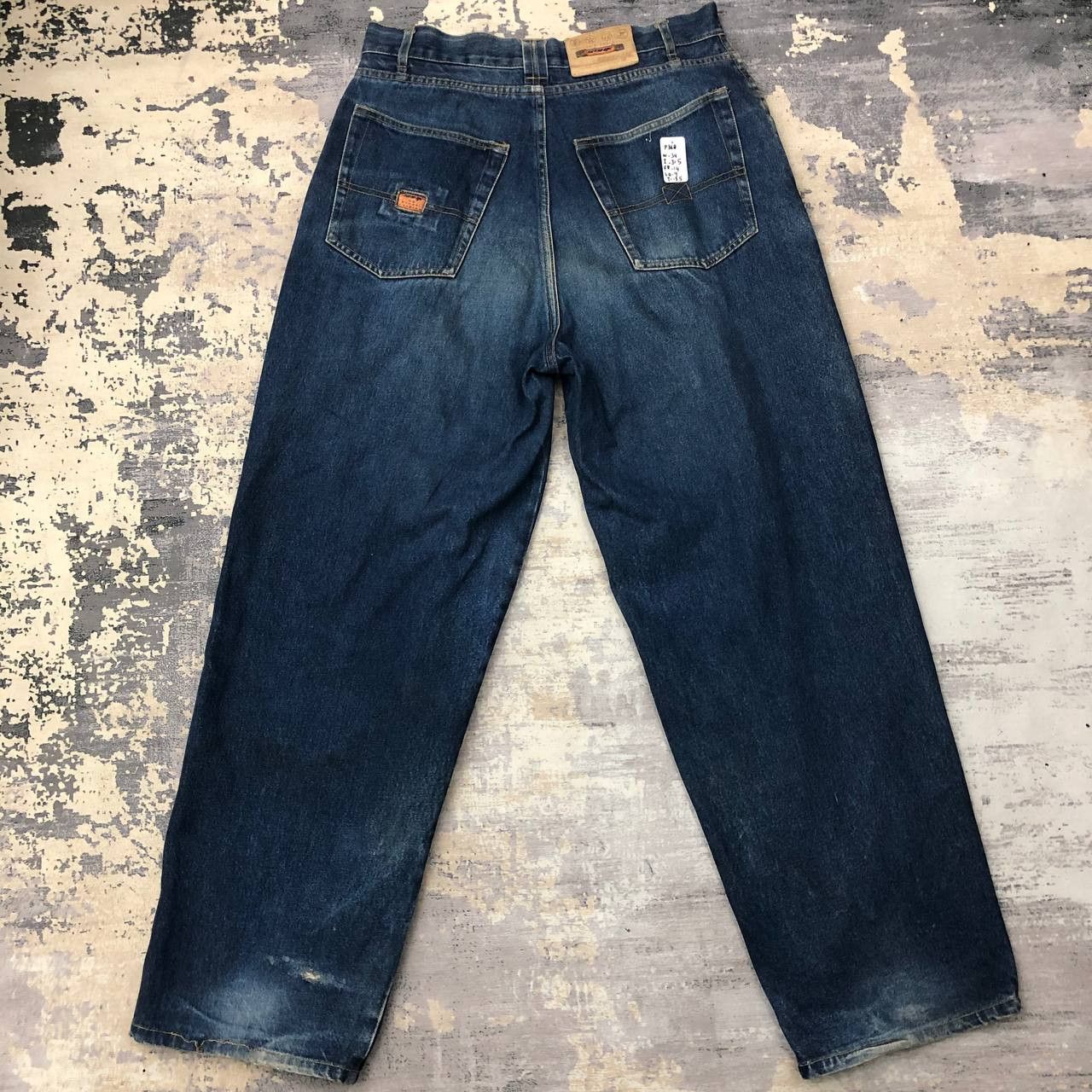 Japanese Brand P368 90s SCHOOL OF HARDKNOCKS BAGGY HIPHOP JEANS Size US 34 / EU 50 - 2 Thumbnail