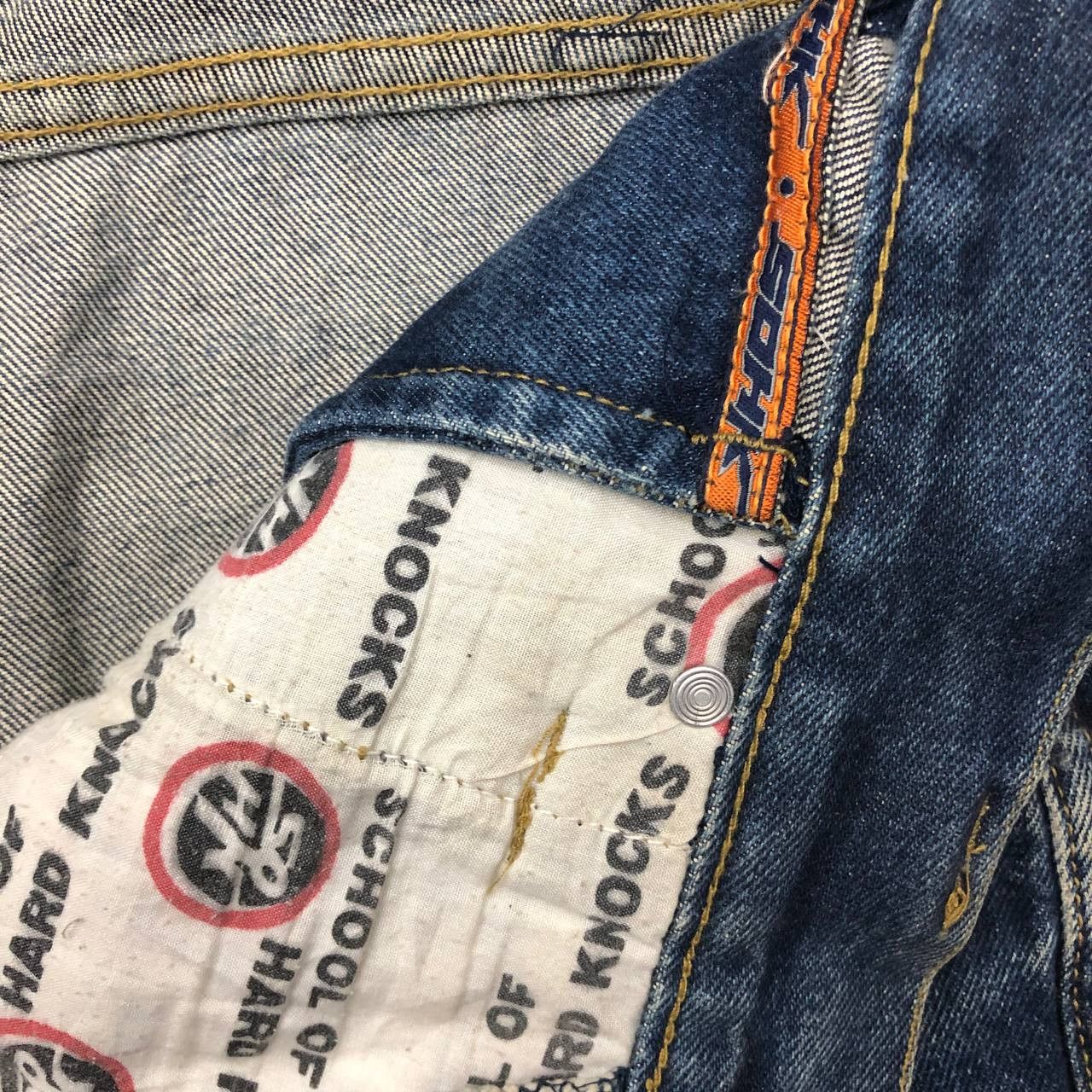 Japanese Brand P368 90s SCHOOL OF HARDKNOCKS BAGGY HIPHOP JEANS Size US 34 / EU 50 - 15 Thumbnail