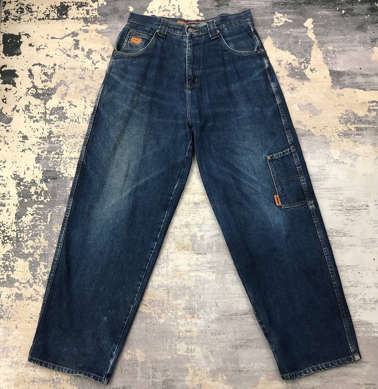 Japanese Brand P368 90s SCHOOL OF HARDKNOCKS BAGGY HIPHOP JEANS Size US 34 / EU 50 - 1 Thumbnail