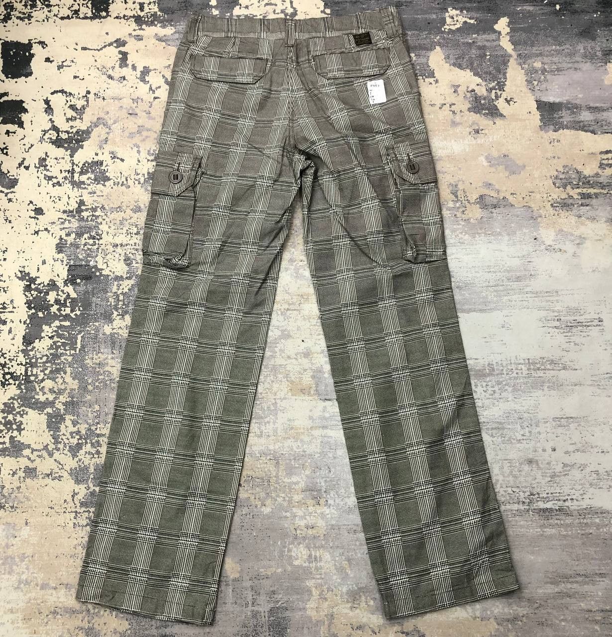 Japanese Brand P357 KISSMARK TARTAN CARGO PANTS Size US 34 / EU 50 - 2 Thumbnail