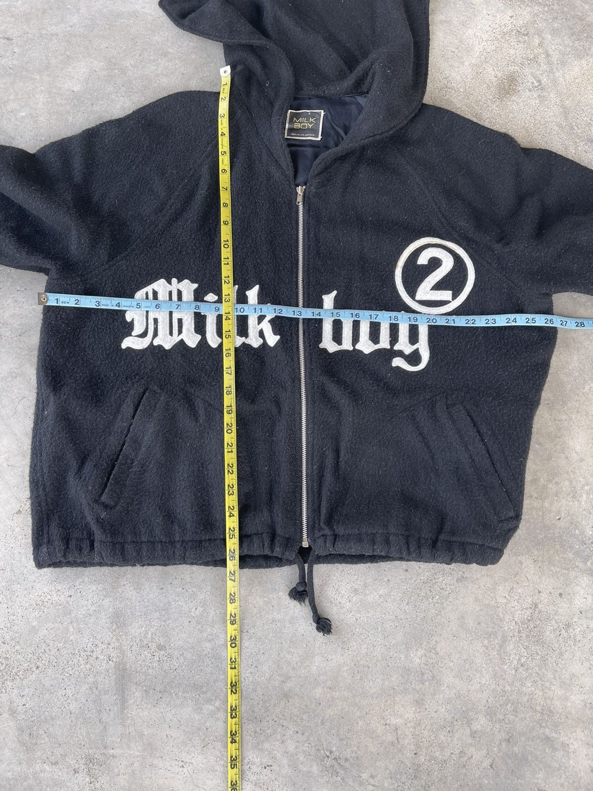 Beauty Beast × Japanese Brand 90s Milkboy japan number 2 backhit spellout cropped jacket Size US M / EU 48-50 / 2 - 9 Thumbnail