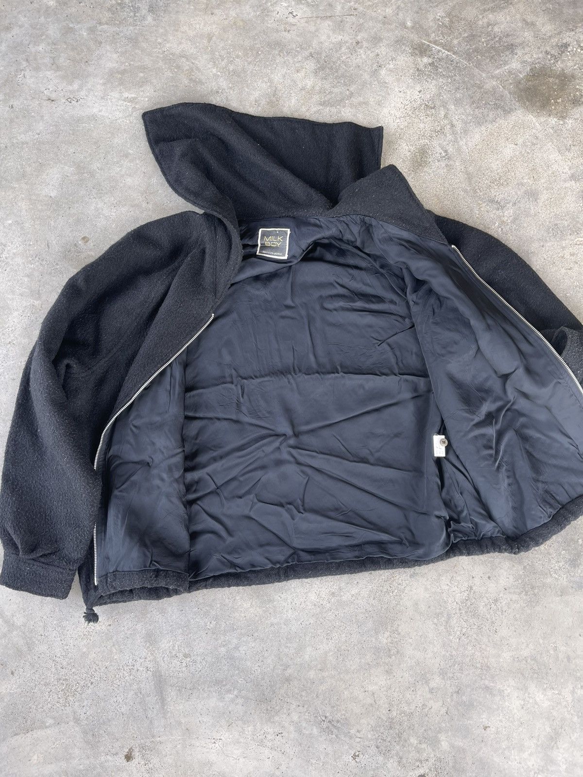 Beauty Beast × Japanese Brand 90s Milkboy japan number 2 backhit spellout cropped jacket Size US M / EU 48-50 / 2 - 5 Thumbnail