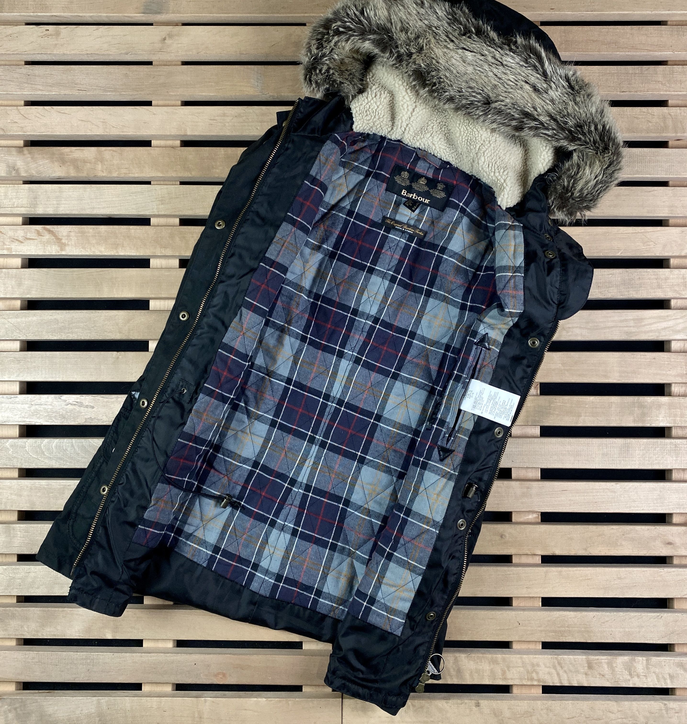 Barbour Womens Parka Jacket Waxed Barbour Size UK 10 US 6 Wax Ladies Size M / US 6-8 / IT 42-44 - 4 Thumbnail