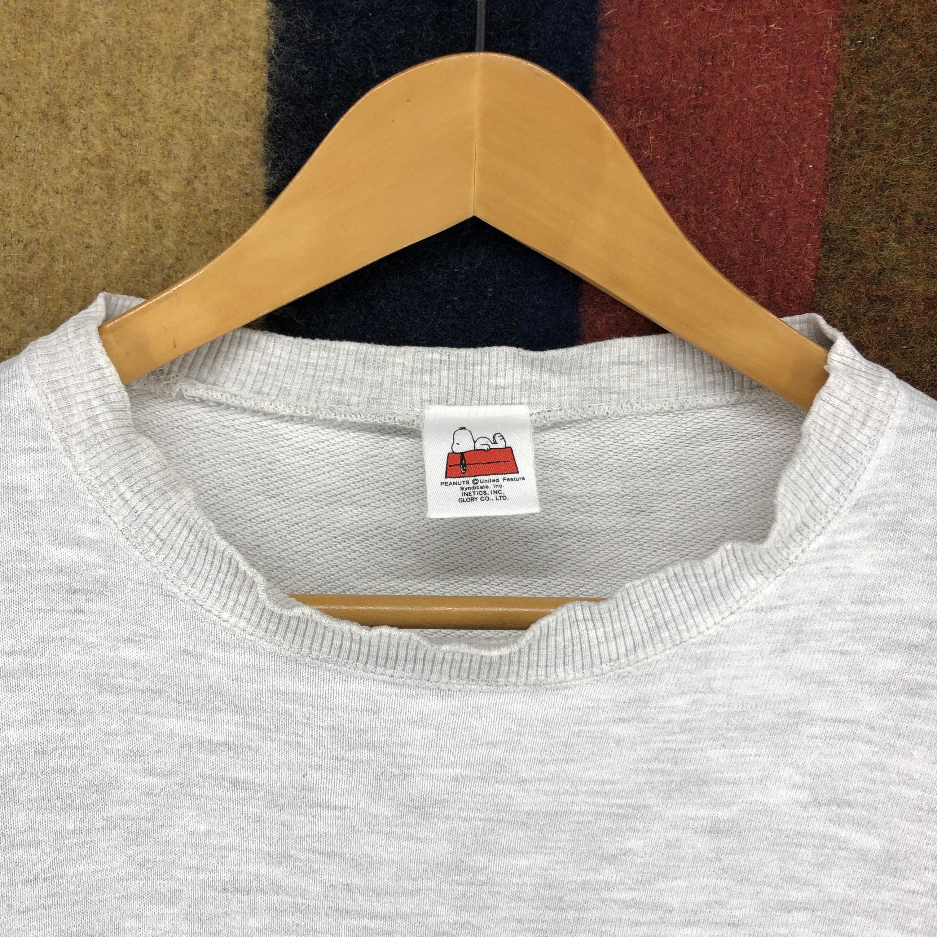 Peanuts SNOOPY by PEANUTS Crew Neck Sweatshirt #0493/U Size US M / EU 48-50 / 2 - 4 Thumbnail