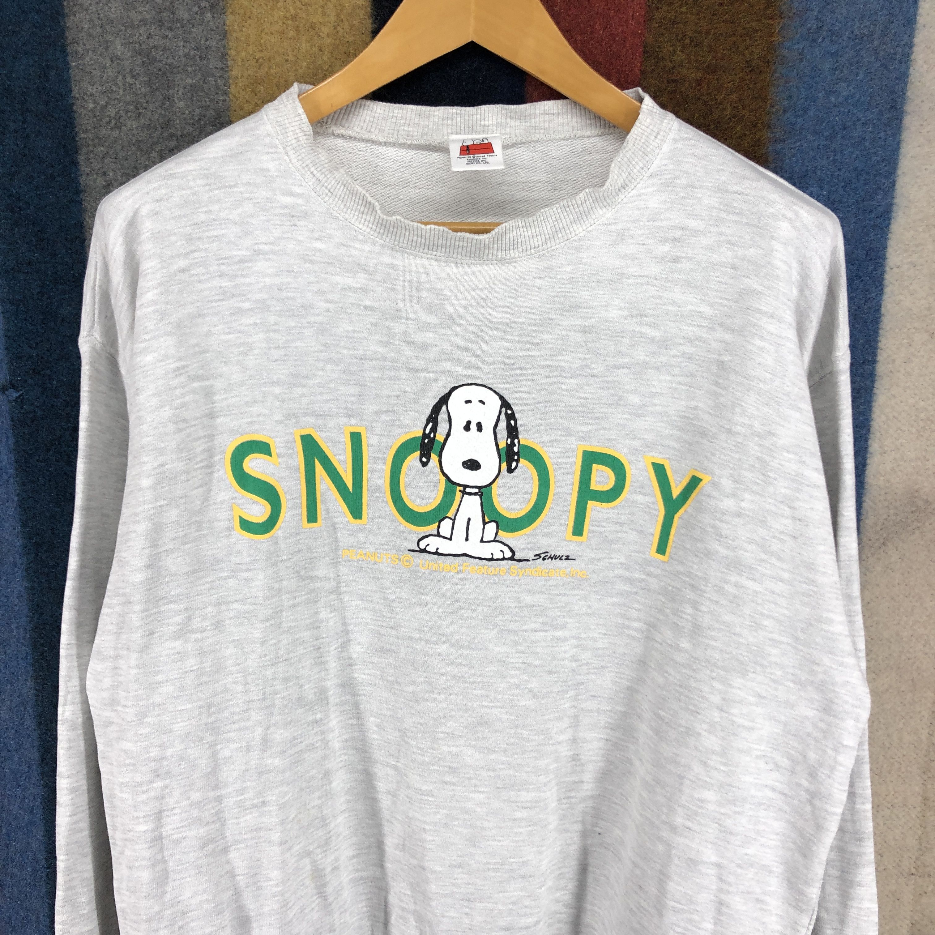 Peanuts SNOOPY by PEANUTS Crew Neck Sweatshirt #0493/U Size US M / EU 48-50 / 2 - 2 Thumbnail