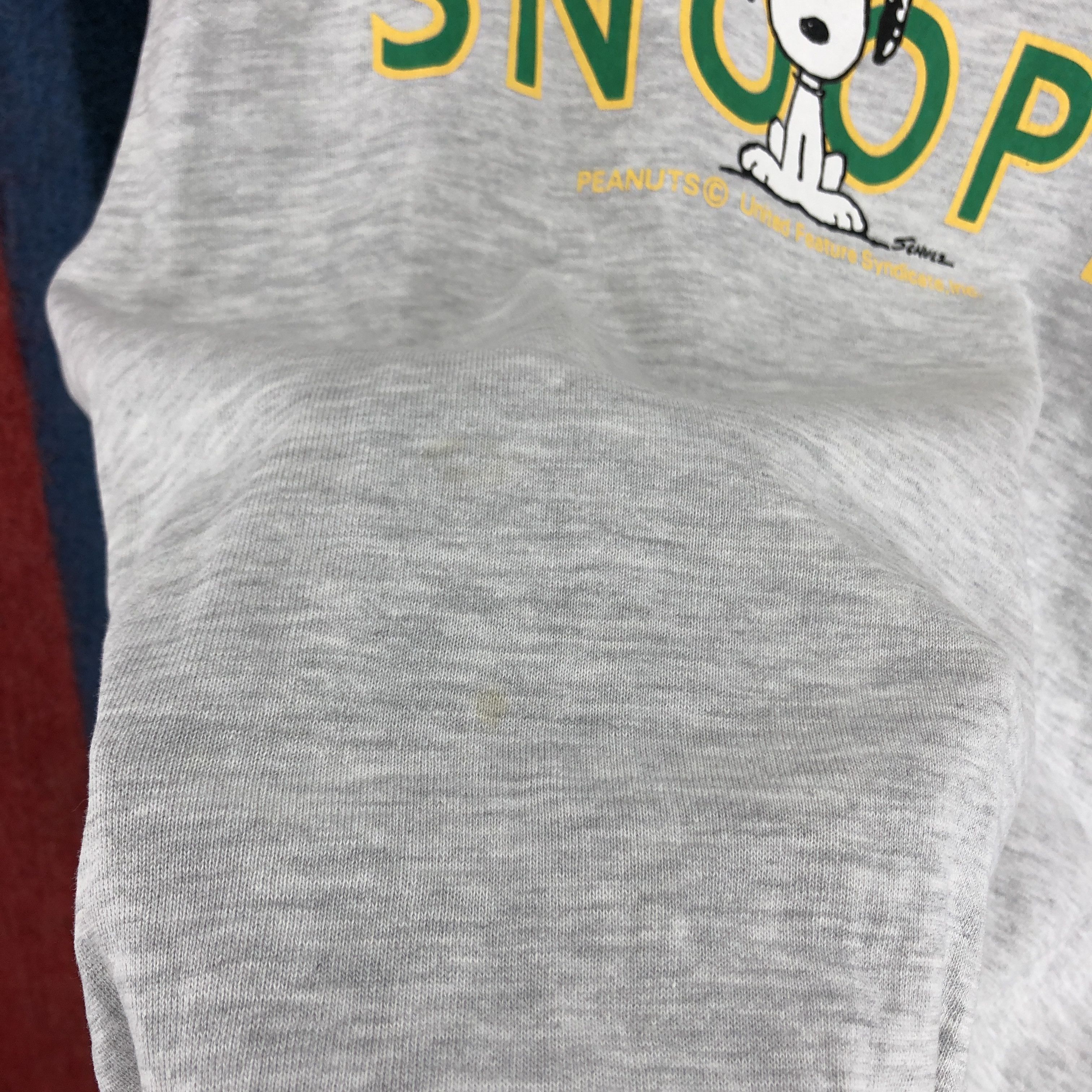 Peanuts SNOOPY by PEANUTS Crew Neck Sweatshirt #0493/U Size US M / EU 48-50 / 2 - 6 Thumbnail