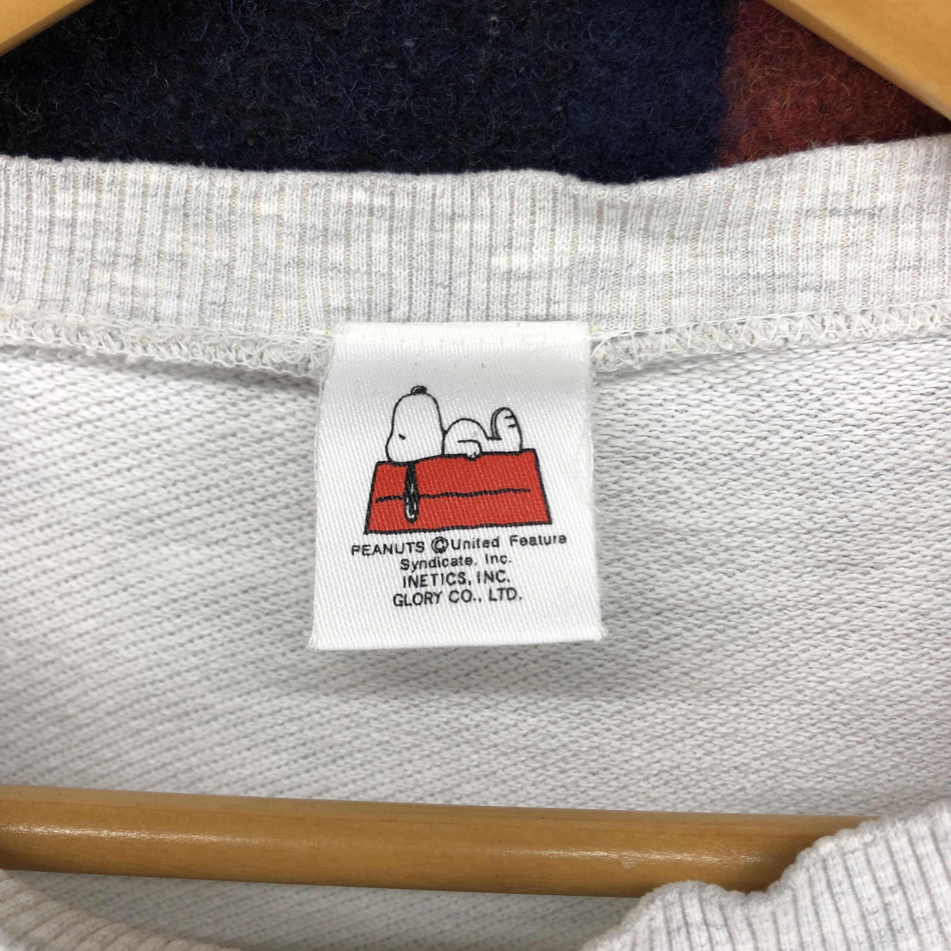 Peanuts SNOOPY by PEANUTS Crew Neck Sweatshirt #0493/U Size US M / EU 48-50 / 2 - 7 Thumbnail