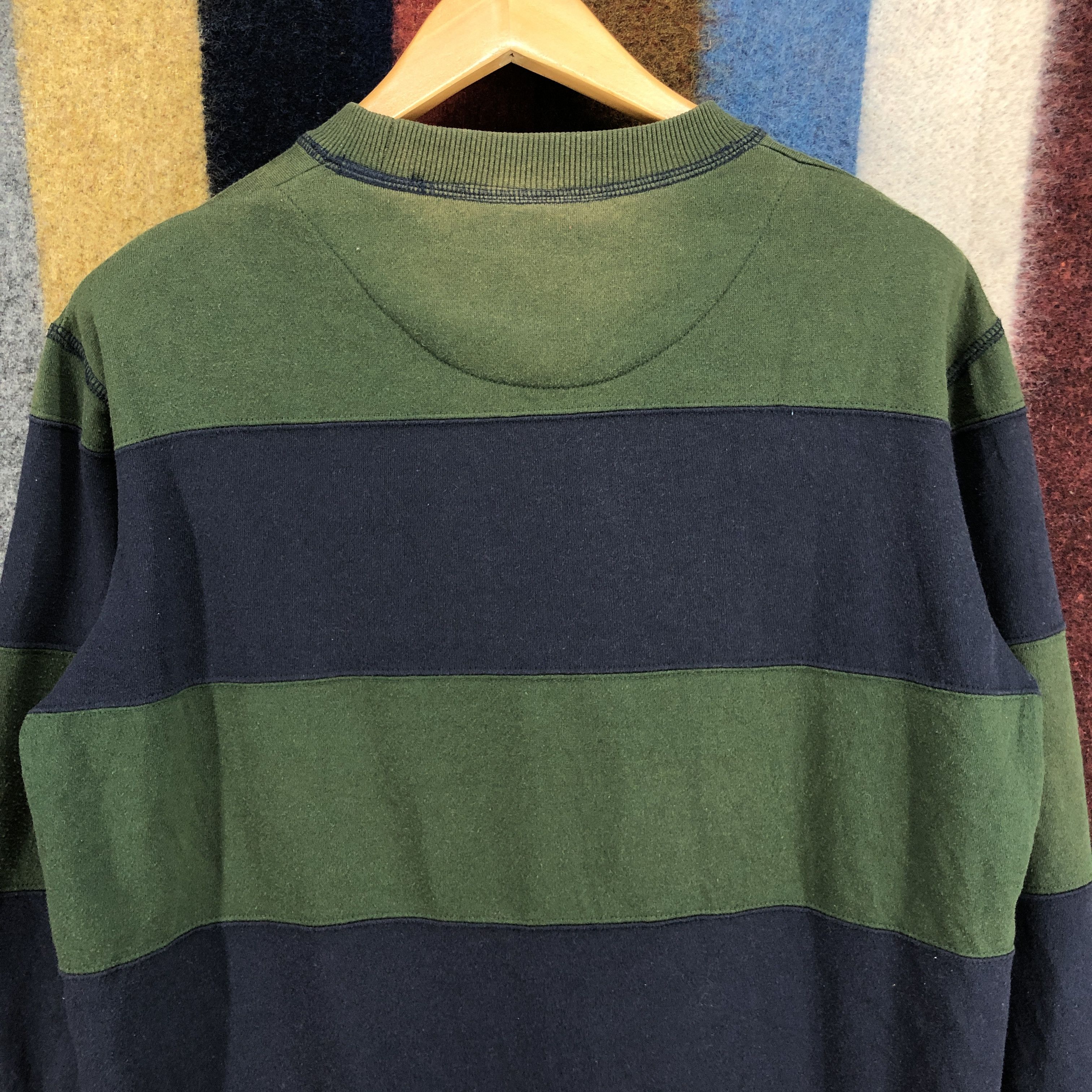 Chaps CHAPS Crew Neck Stripe Sweatshirt #0590/Y Size US M / EU 48-50 / 2 - 9 Thumbnail