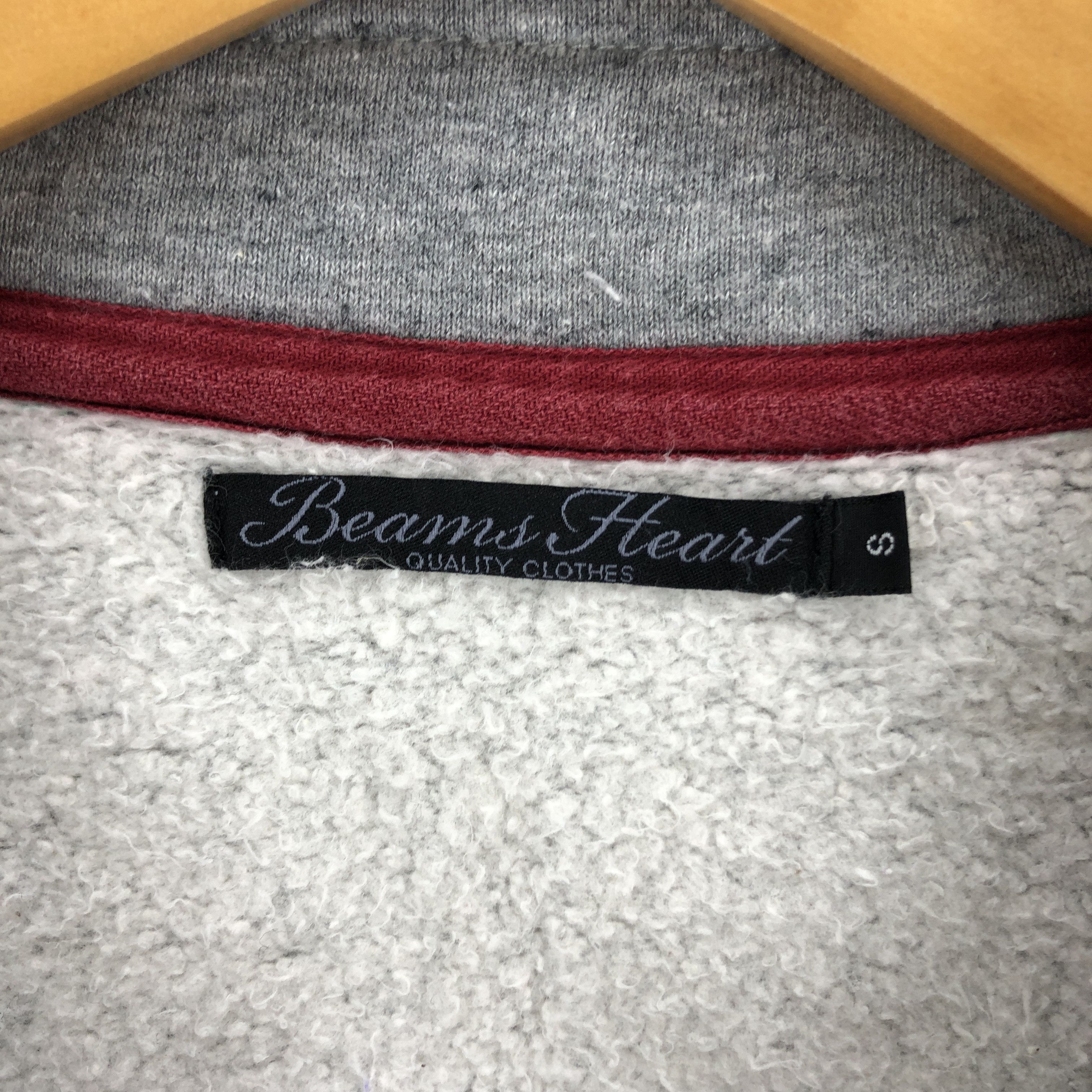 Beams Japan BEAMS HEART Button Down Sweatshirt #1750-66 Size US M / EU 48-50 / 2 - 3 Thumbnail