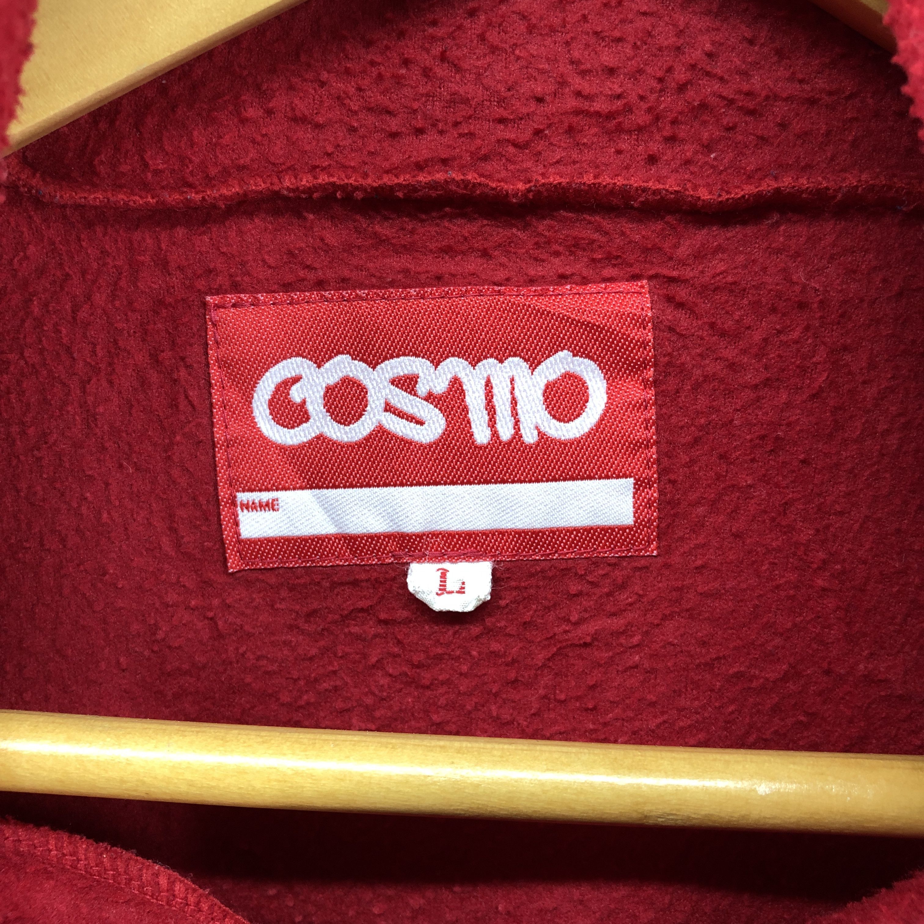 Japanese Brand COSMO Hoodie Fleece #0222/J Size US L / EU 52-54 / 3 - 4 Thumbnail