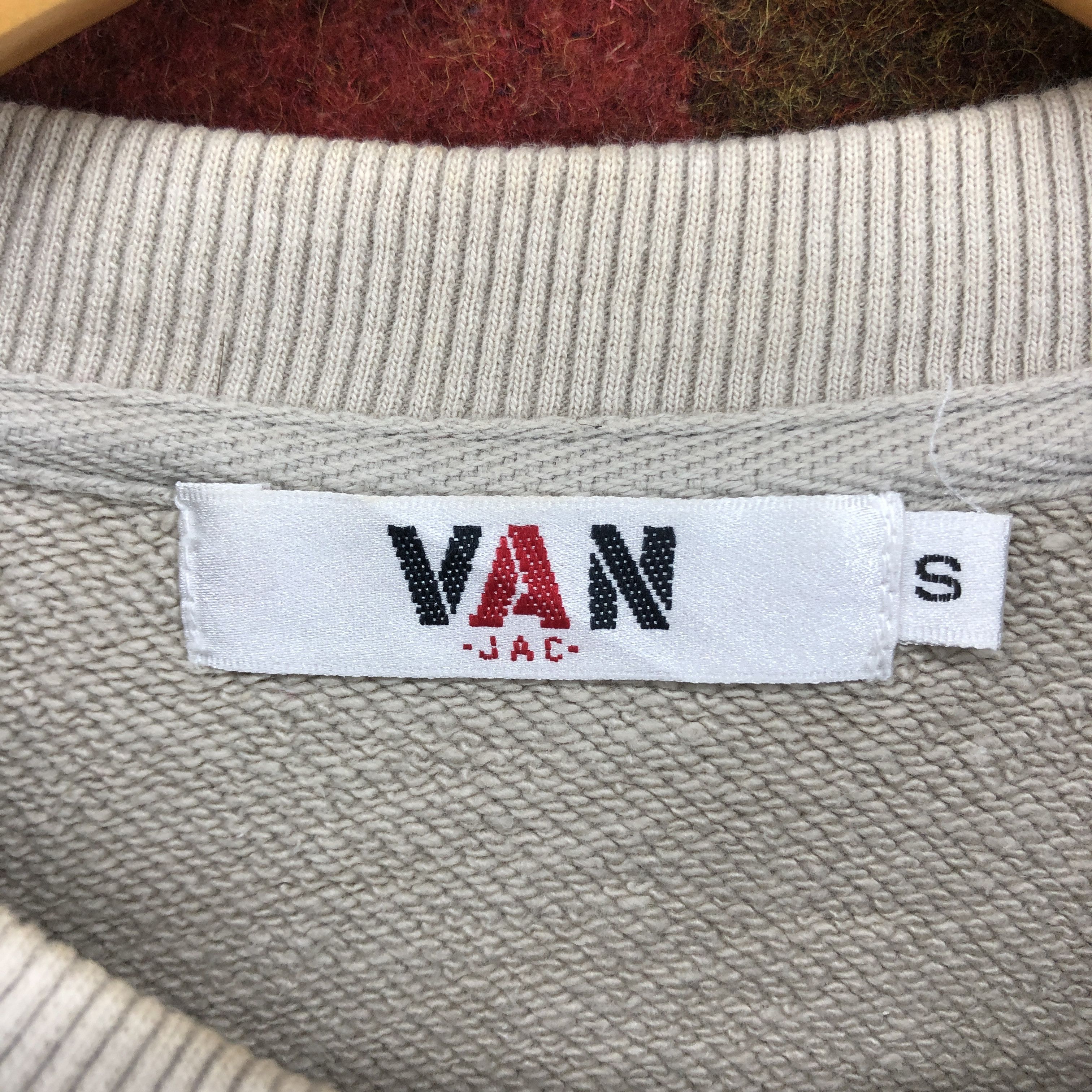 Japanese Brand VAN JAC Crew Neck Sweatshirt #034-02 Size S / US 4 / IT 40 - 8 Thumbnail