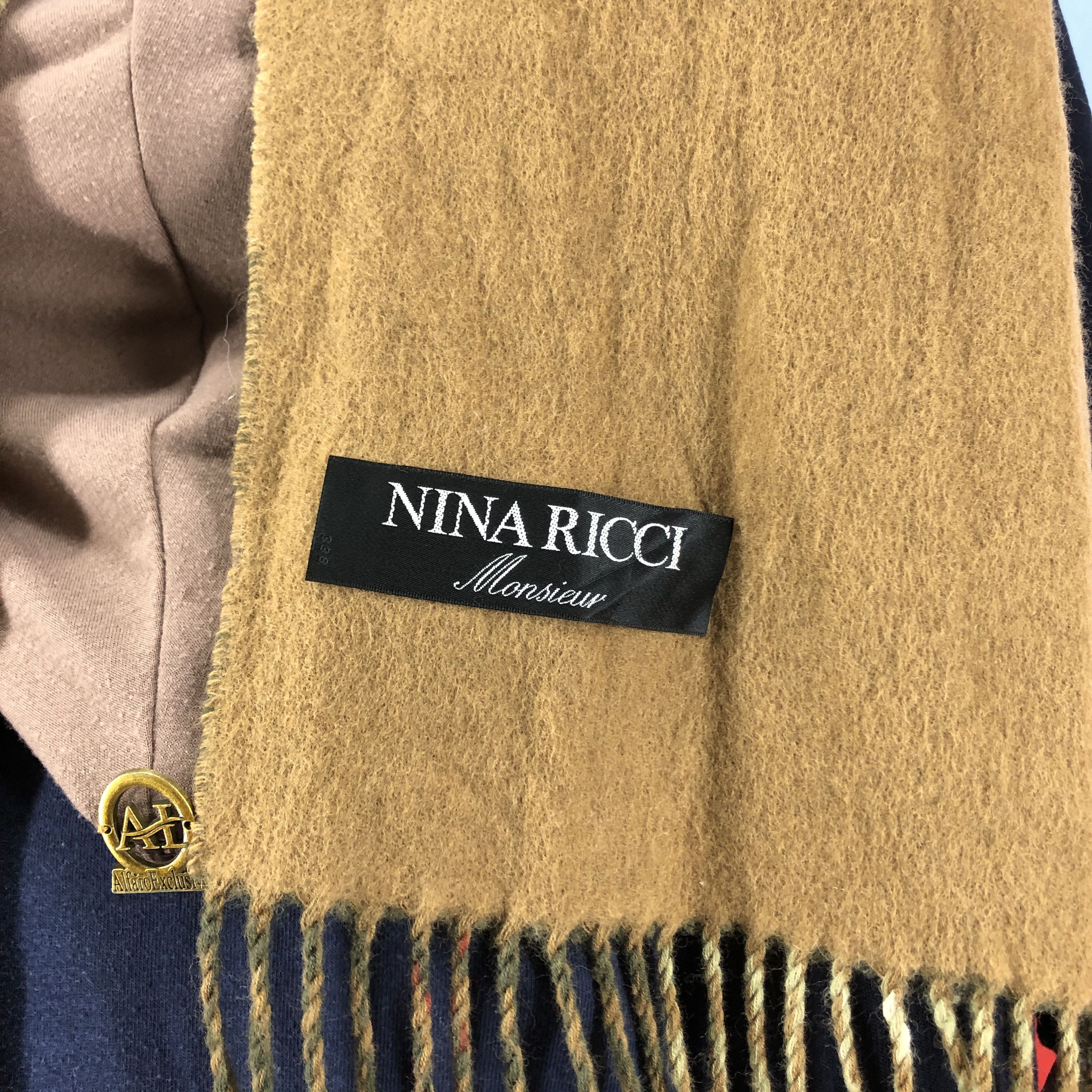 Nina Ricci NINA RICCI Muffler Scarf #0935/AG Size ONE SIZE - 4 Thumbnail