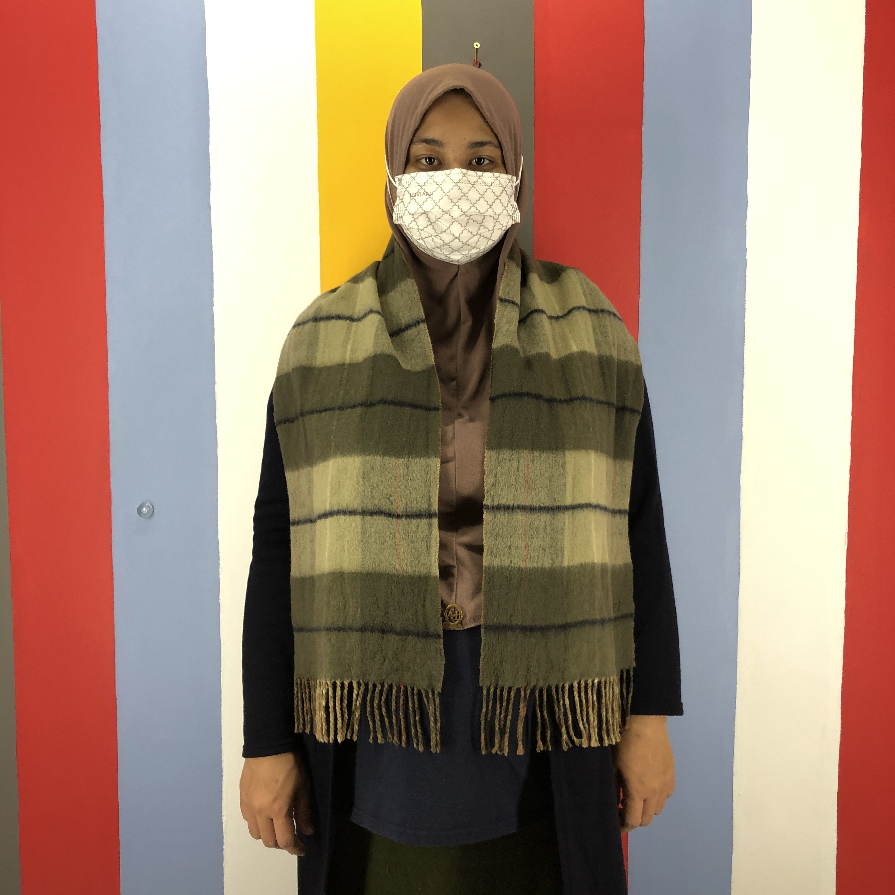 Nina Ricci NINA RICCI Muffler Scarf #0935/AG Size ONE SIZE - 2 Thumbnail