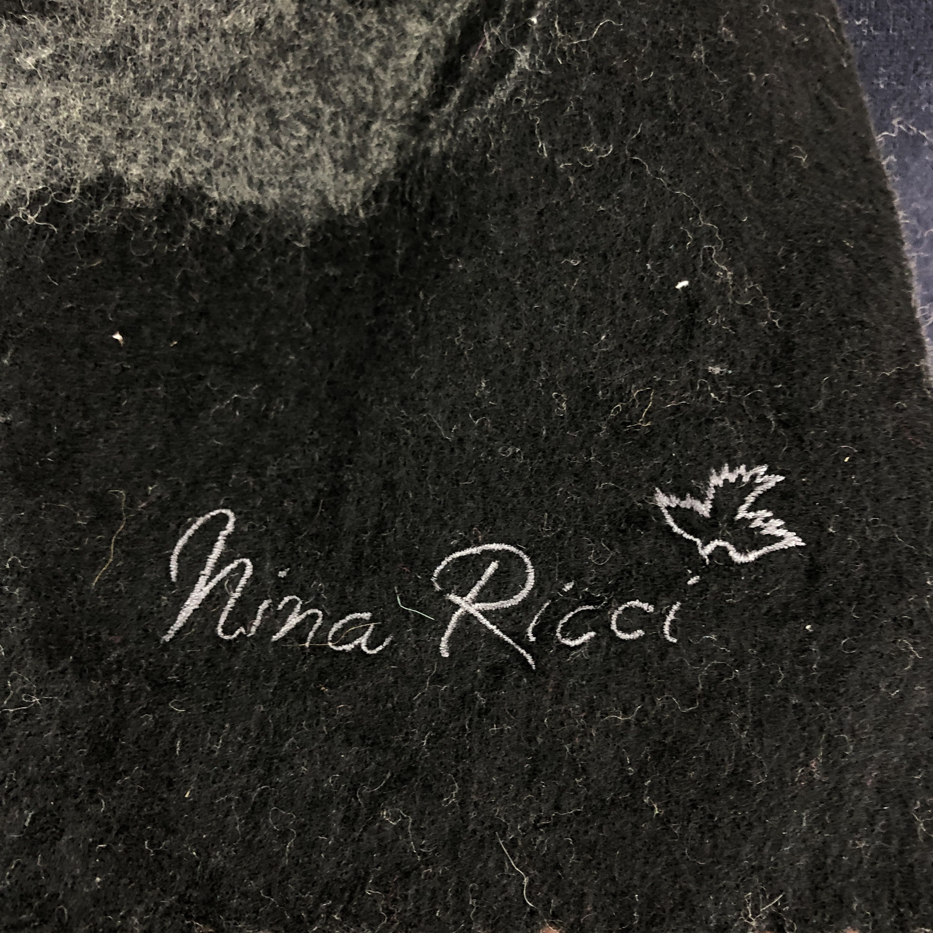 Nina Ricci NINA RICCI Bird Design Muffler Scarf #0943/AG Size ONE SIZE - 3 Thumbnail