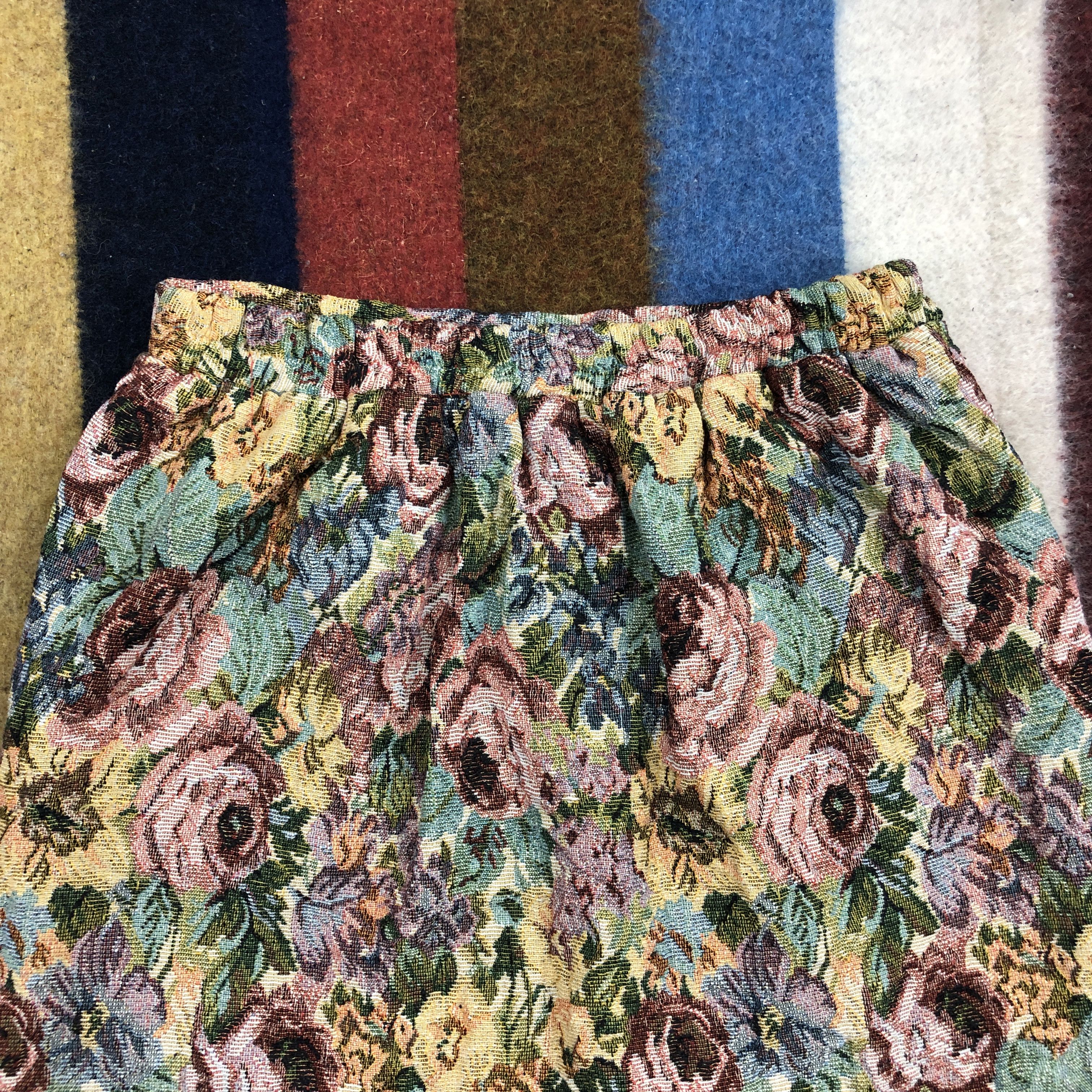 Other J'AIME BLEU by ANGELICA Skirt Flower Design #0443/S Size 35" - 7 Thumbnail