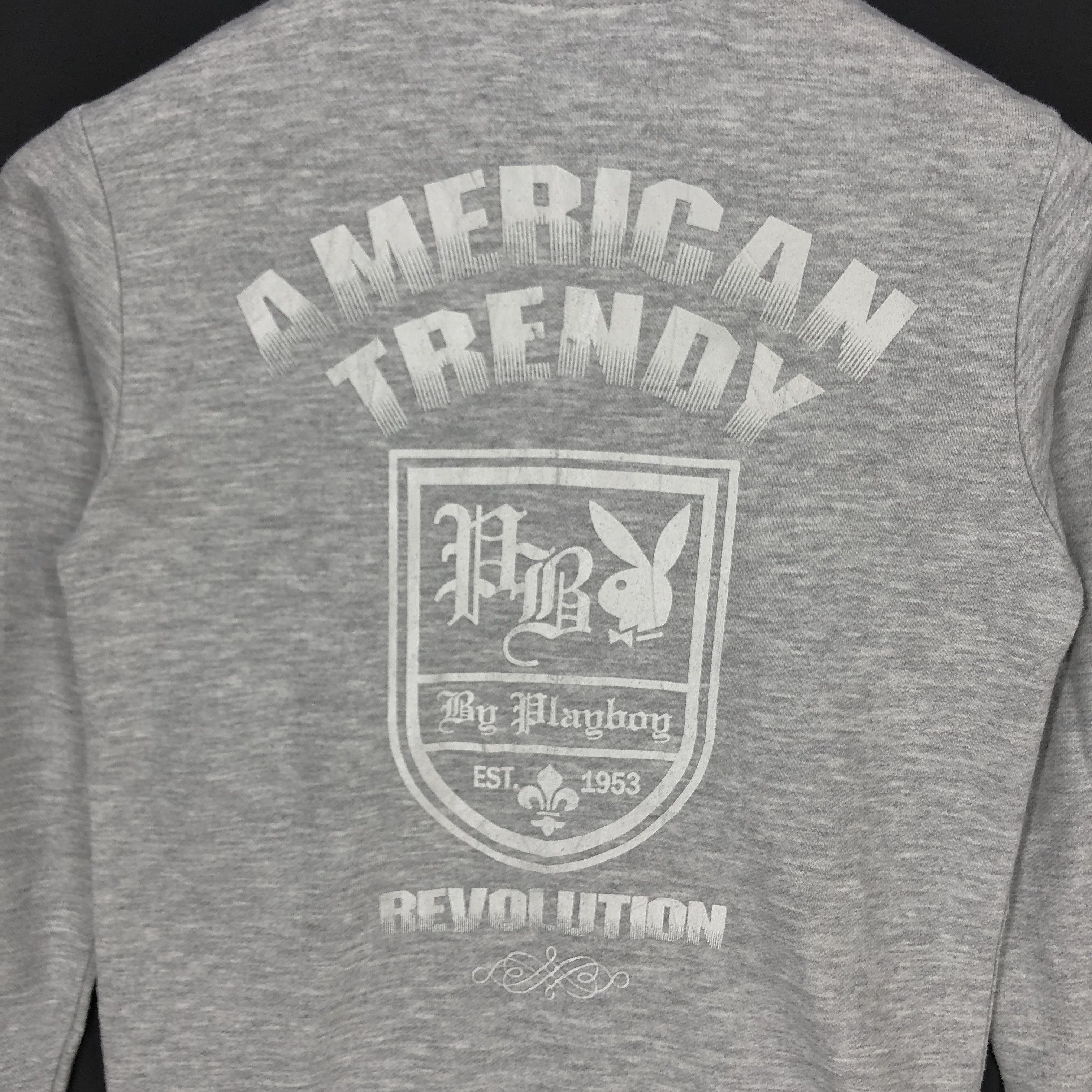 Playboy PLAYBOY AMERICAN TRENDY Women Zipper Sweatshirt #1163-40 Size XS / US 0-2 / IT 36-38 - 2 Thumbnail
