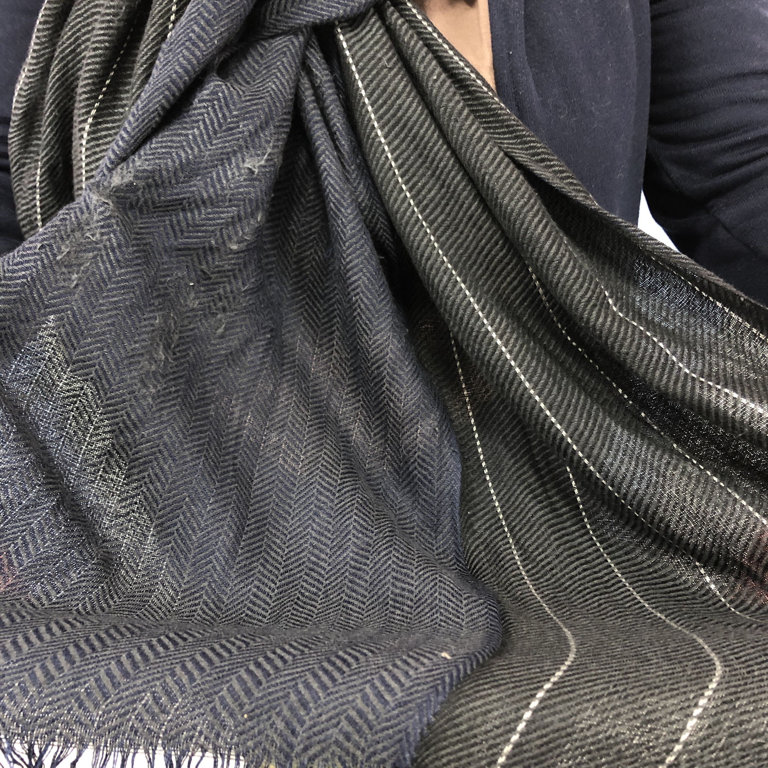 Takeo Kikuchi TAKEO KIKUCHI Silk Cashmere Scarf Muffler #0941/AG Size ONE SIZE - 3 Thumbnail