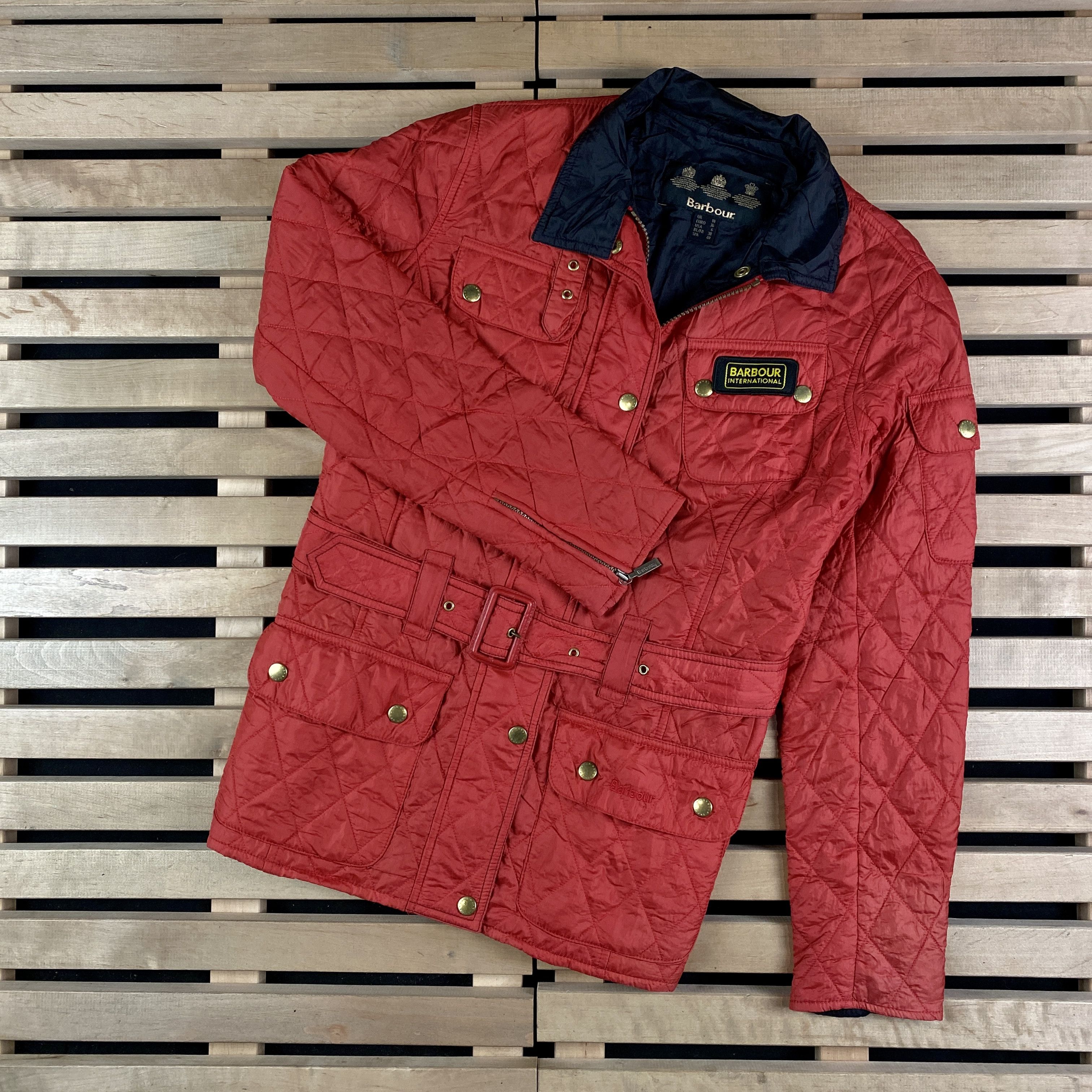 Womens Quilted Jacket Barbour International Size UK 10 US 6