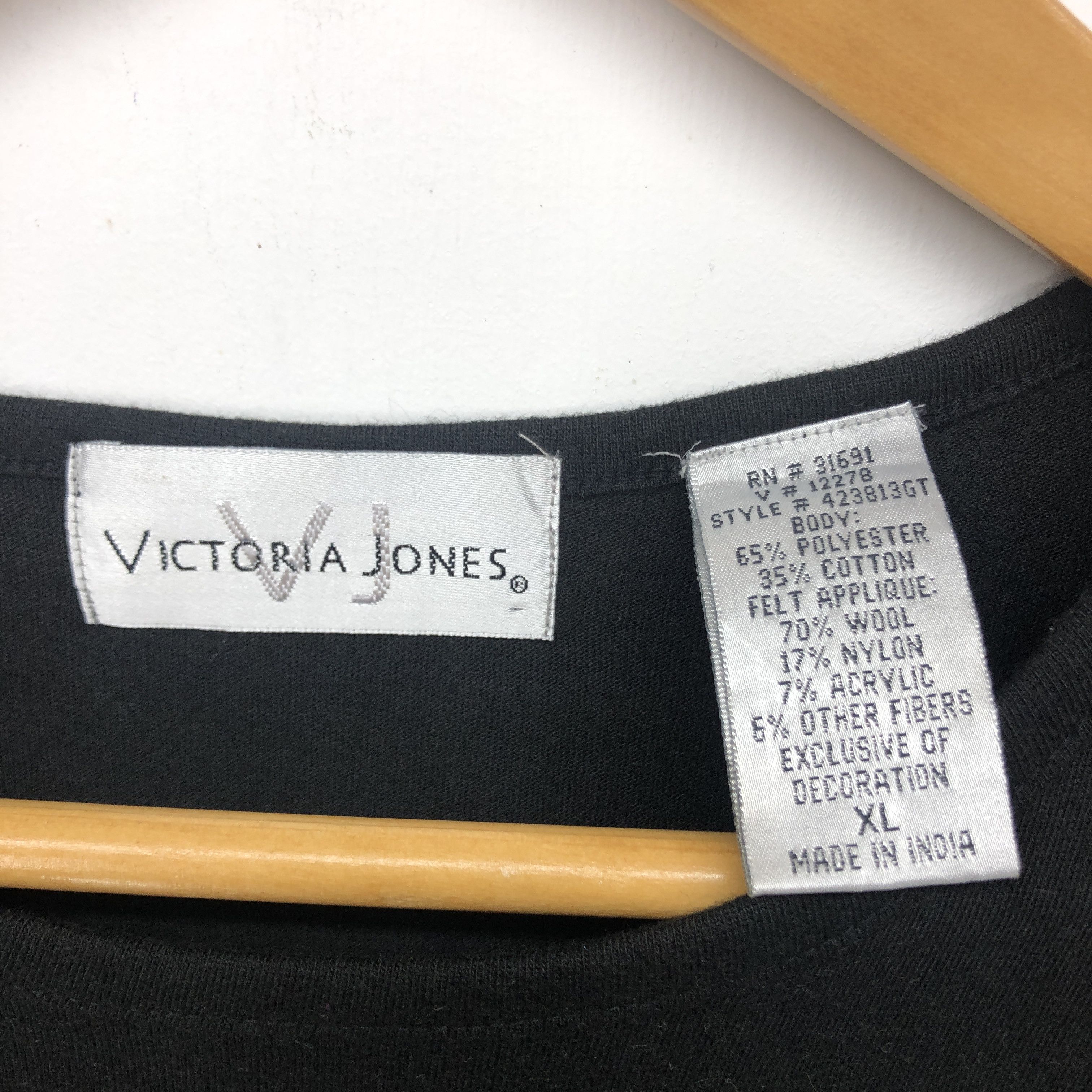 Other VICTORIA JONES XMAS Long Sleeve T Shirt #1241-43 Size L / US 10 / IT 46 - 3 Thumbnail