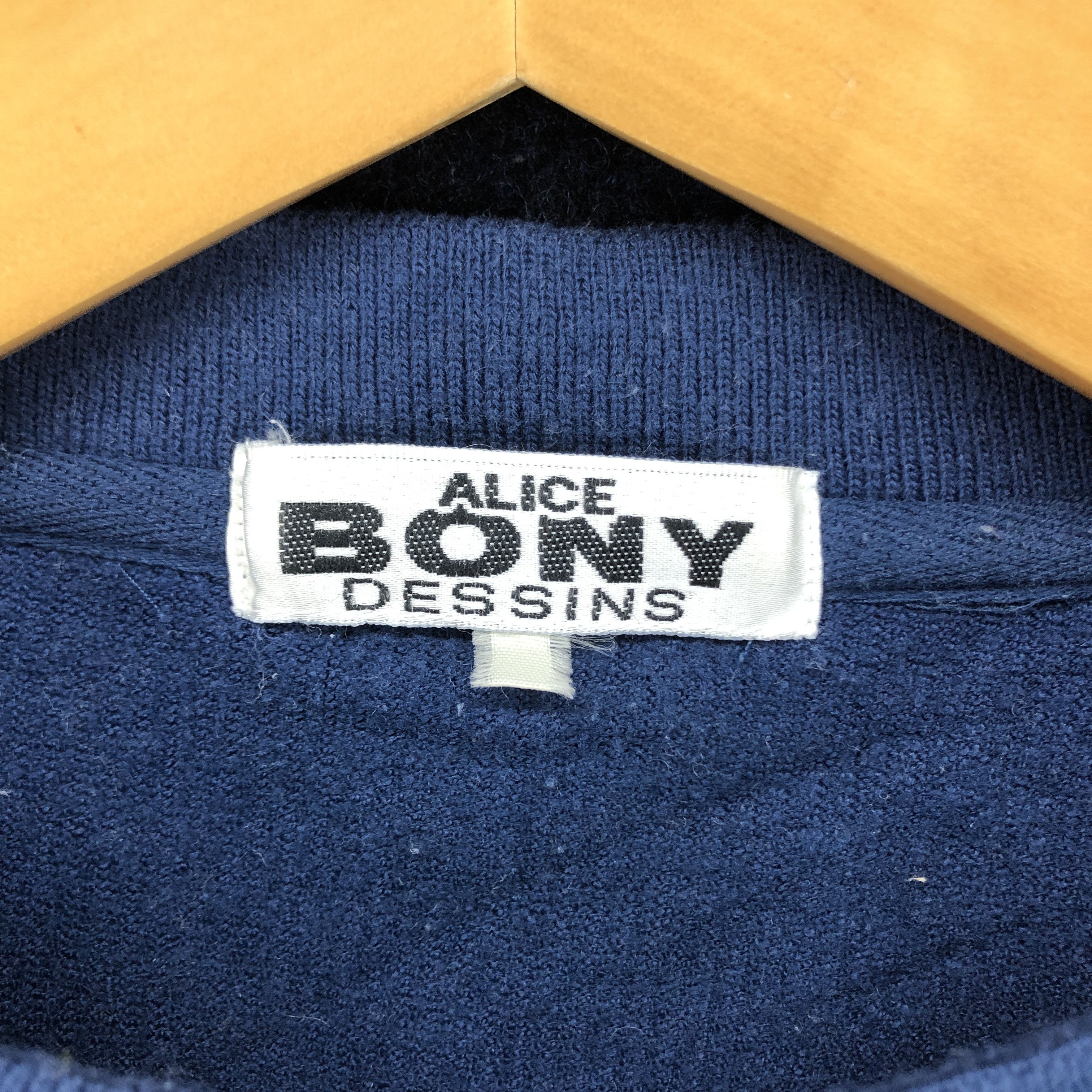 Other ALICE BONY DESSINS Crew Neck Sweatshirt Knitwear #0417/R Size US L / EU 52-54 / 3 - 7 Thumbnail