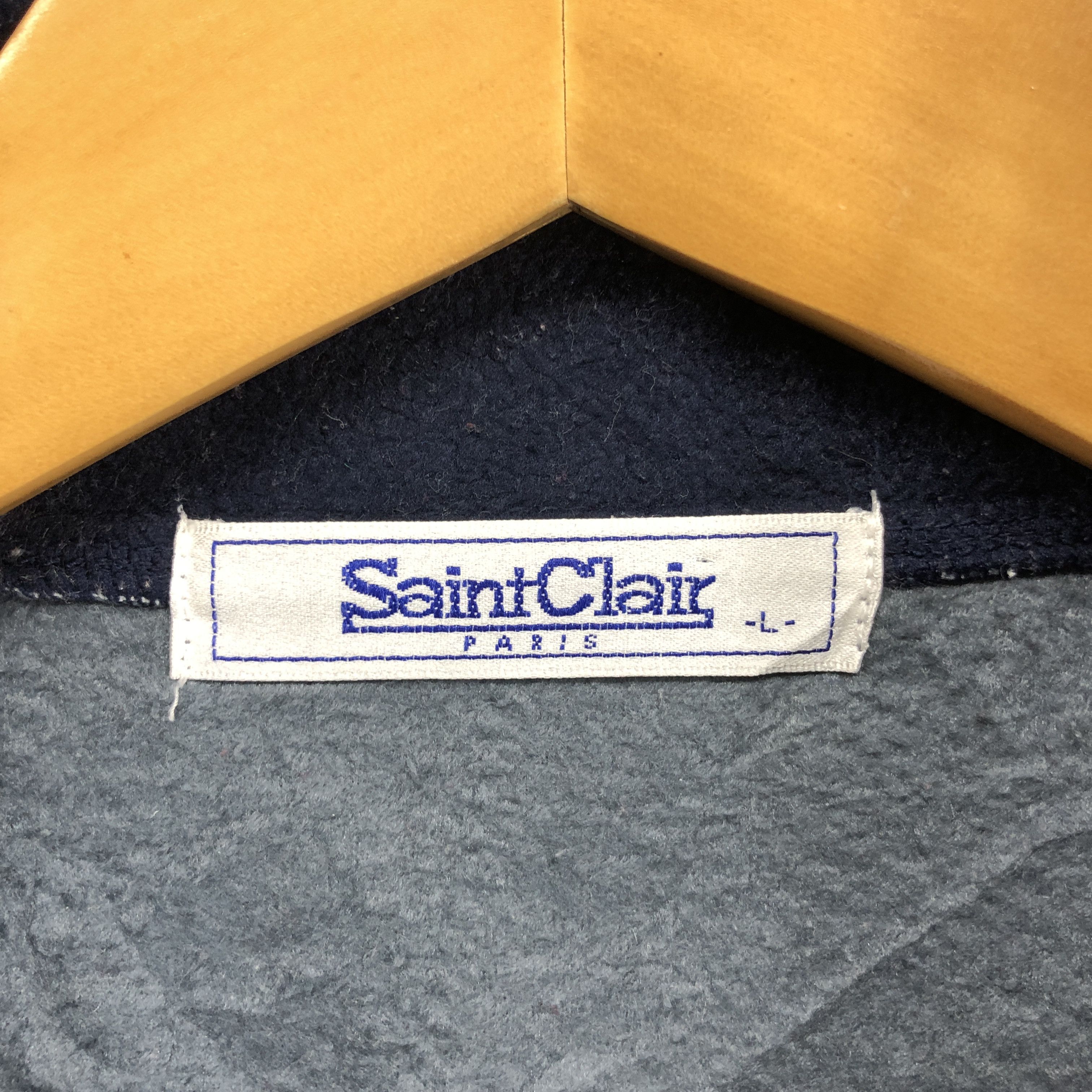 Japanese Brand SAINT CLAIR PARIS Turtle Neck Fleece #0169/I Size M / US 6-8 / IT 42-44 - 4 Thumbnail
