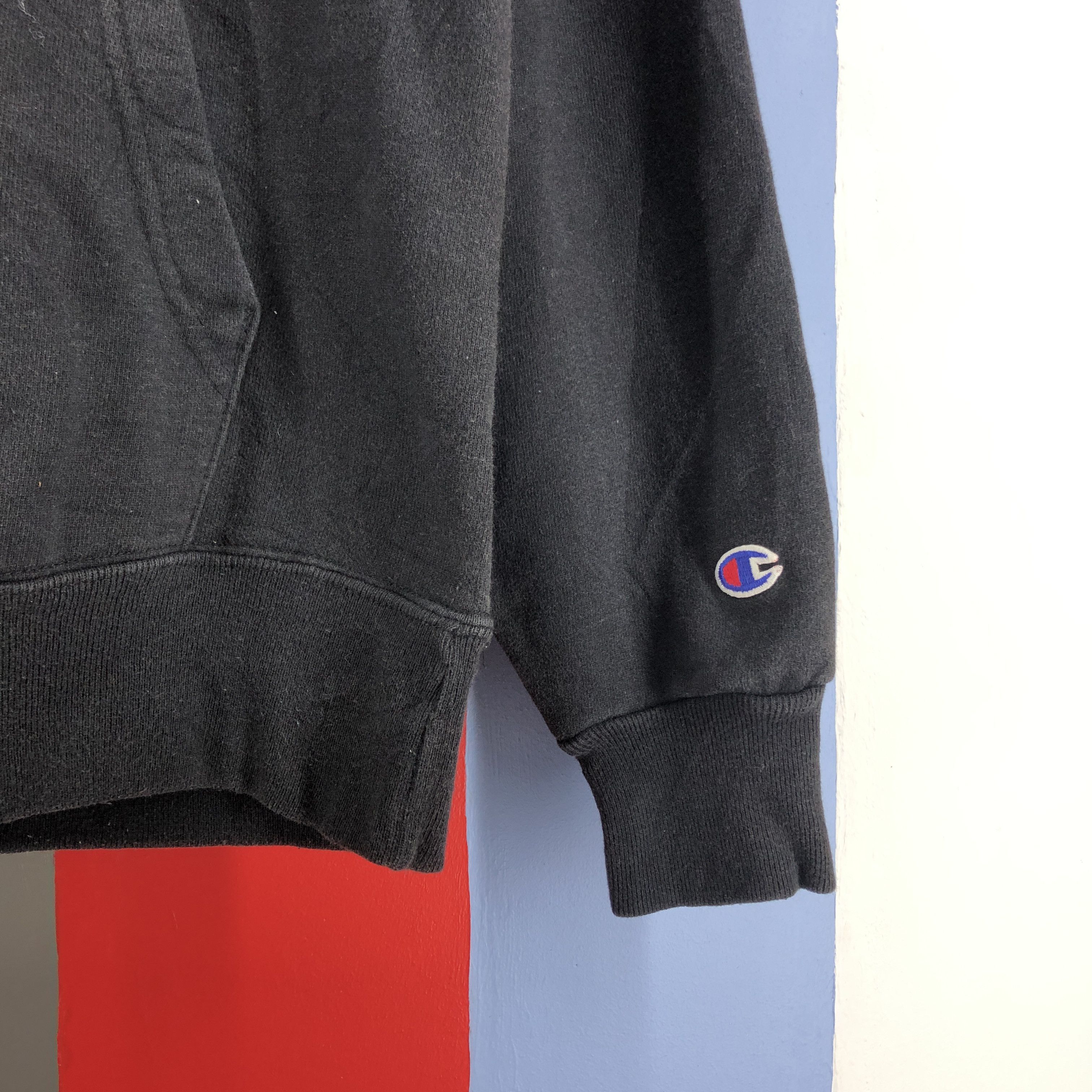 Champion 90s Vintage CHAMPION Hoodie Pullover #0758/D Size US S / EU 44-46 / 1 - 5 Thumbnail