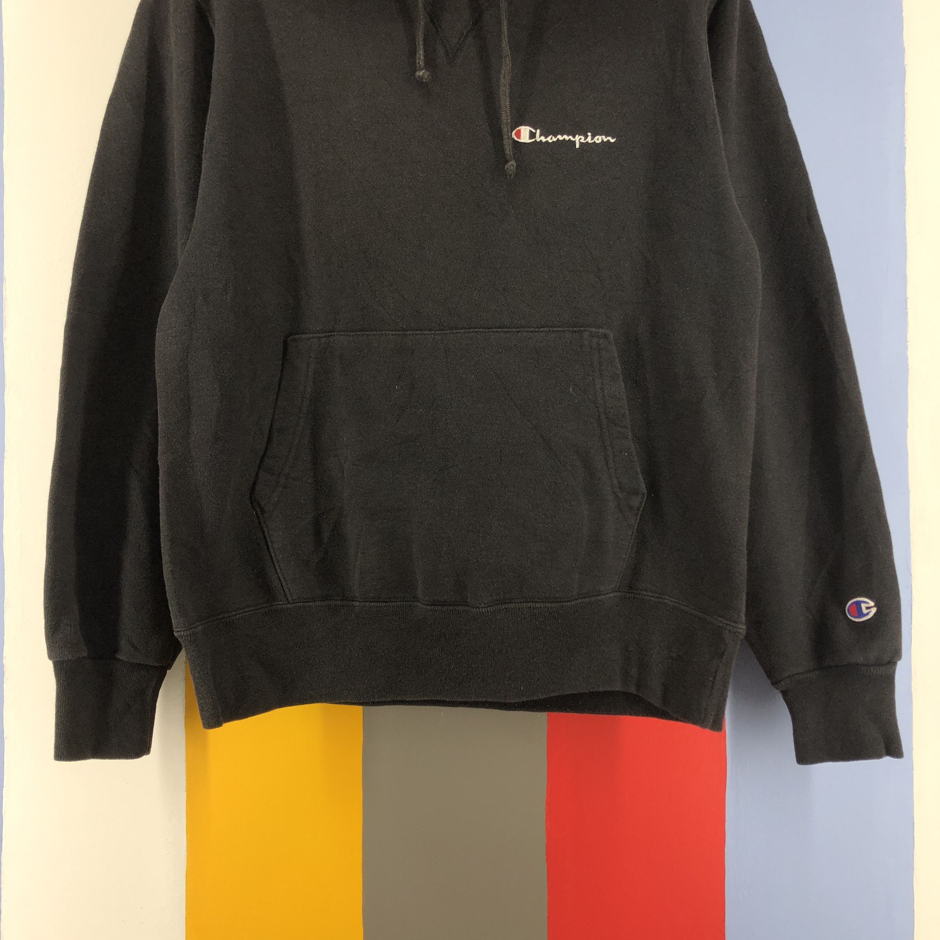 Champion 90s Vintage CHAMPION Hoodie Pullover #0758/D Size US S / EU 44-46 / 1 - 4 Thumbnail
