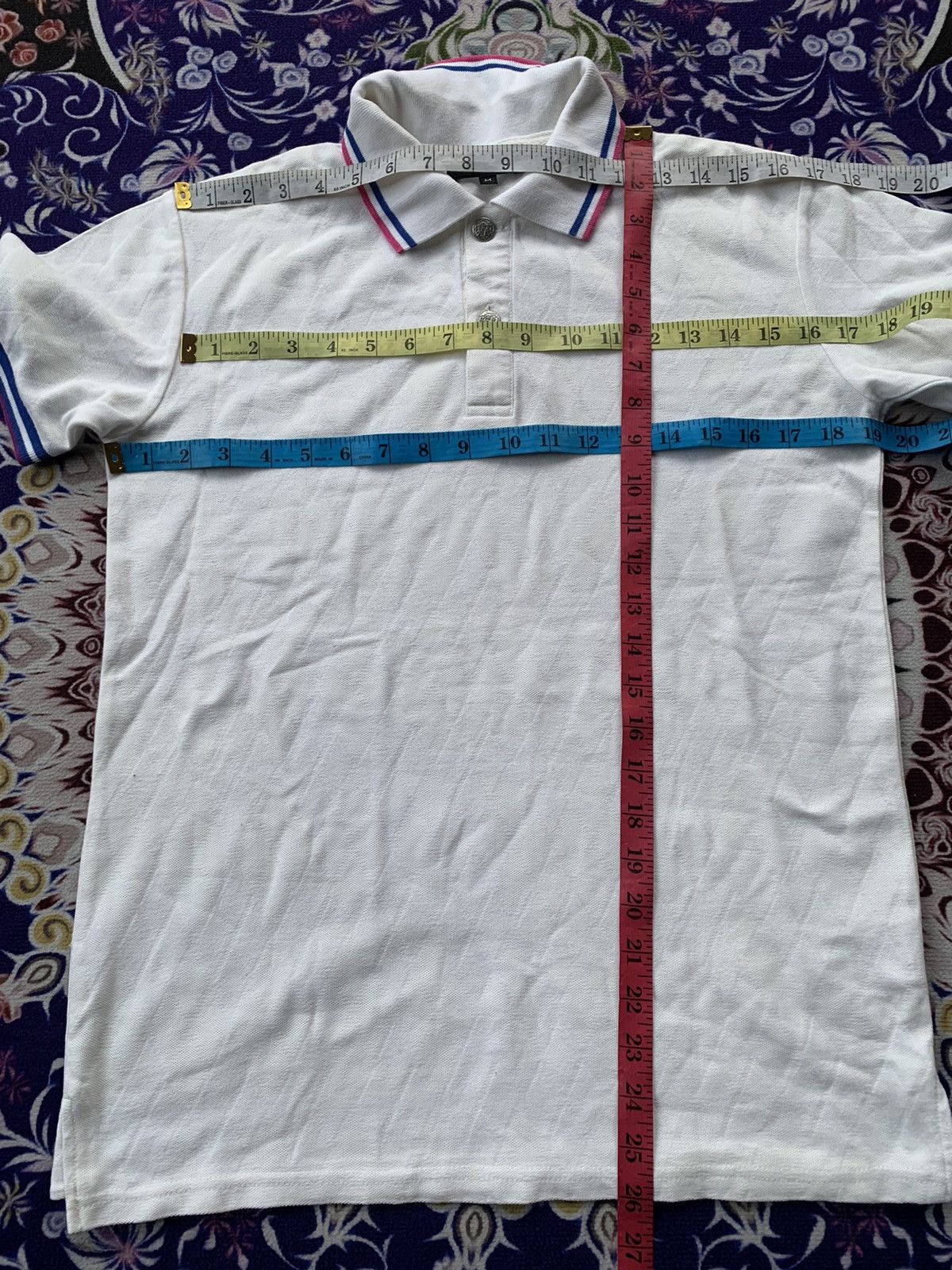 Designer M2SQuared Quilted Polo Tshirt Size US M / EU 48-50 / 2 - 5 Thumbnail